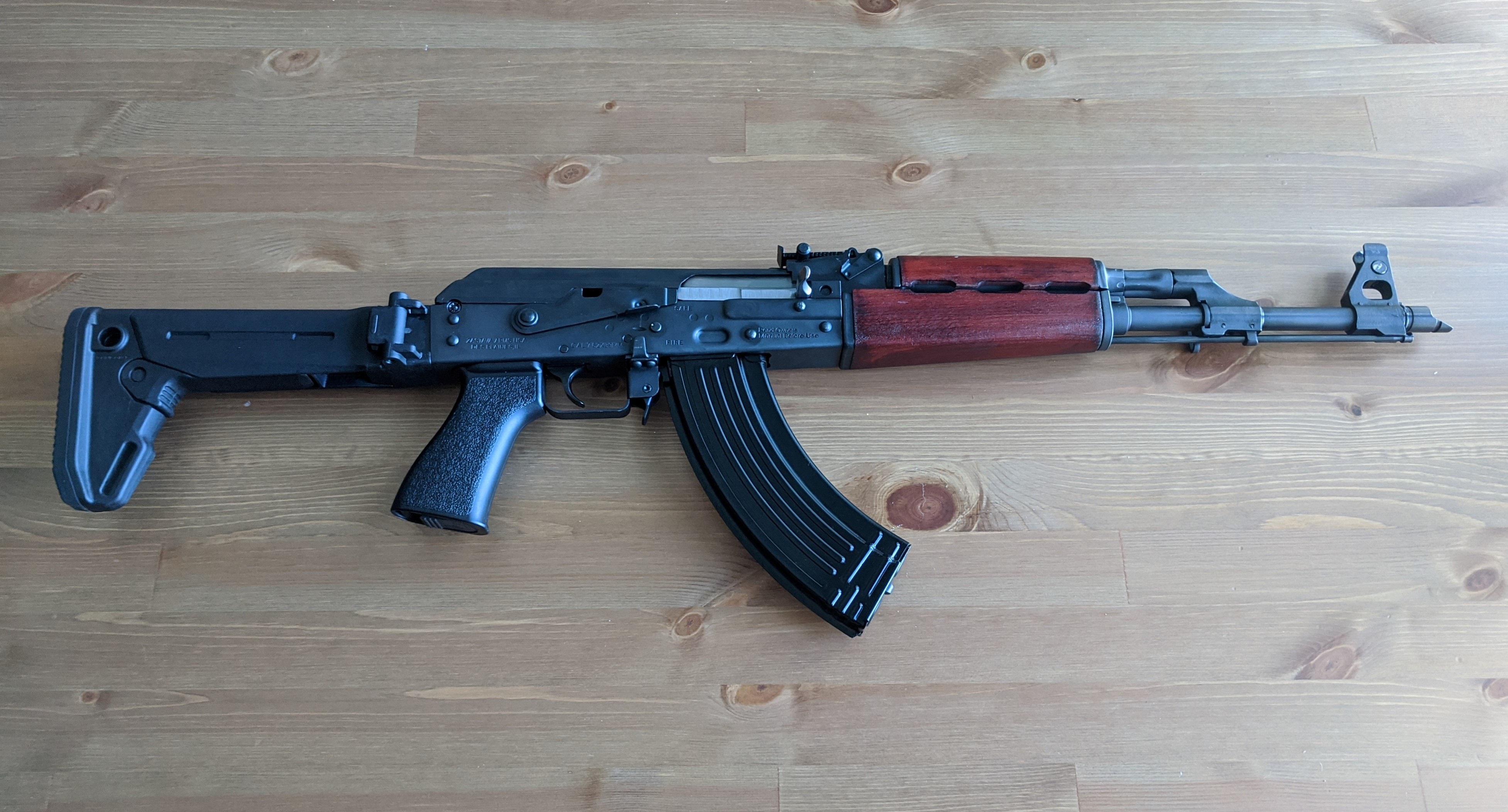 Zastava M70 ZPAP with Serbian Red Wood and Magpul Folding Stock r/ak47