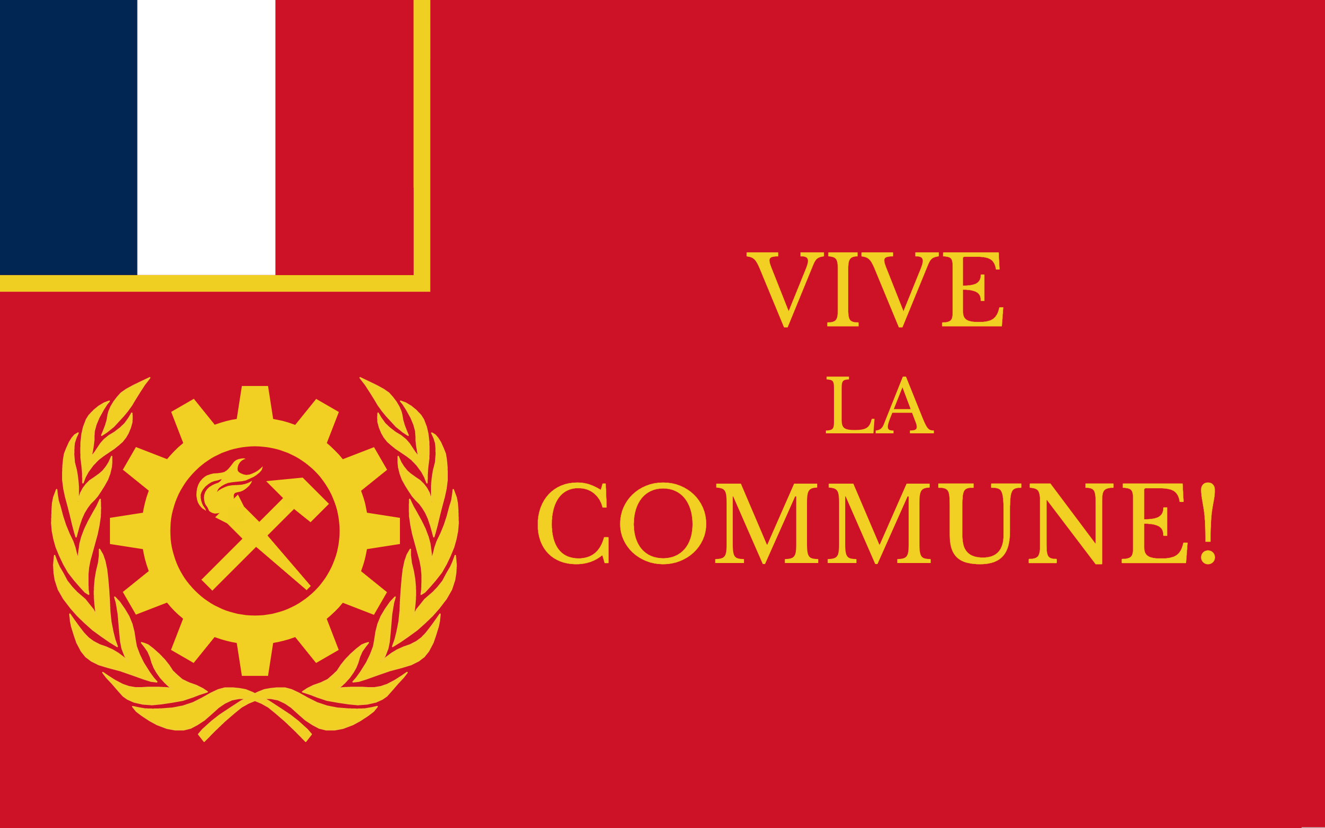 Flag of the French Commune r/leftistvexillology