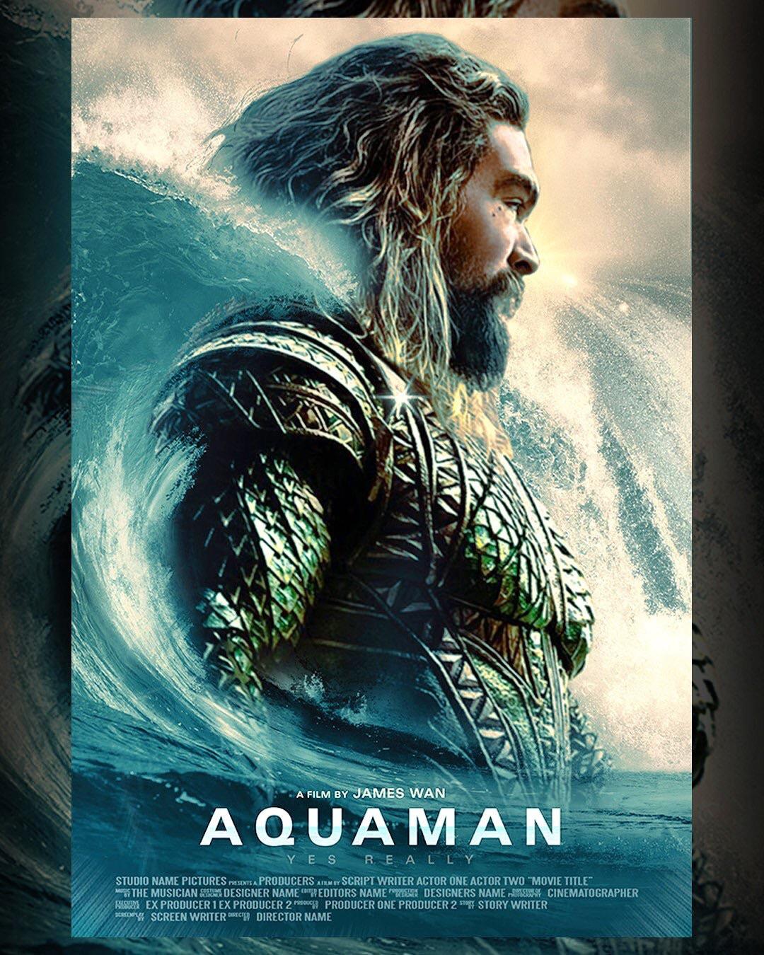 FanMade Aquaman poster by MessyPandas r/DC_Cinematic