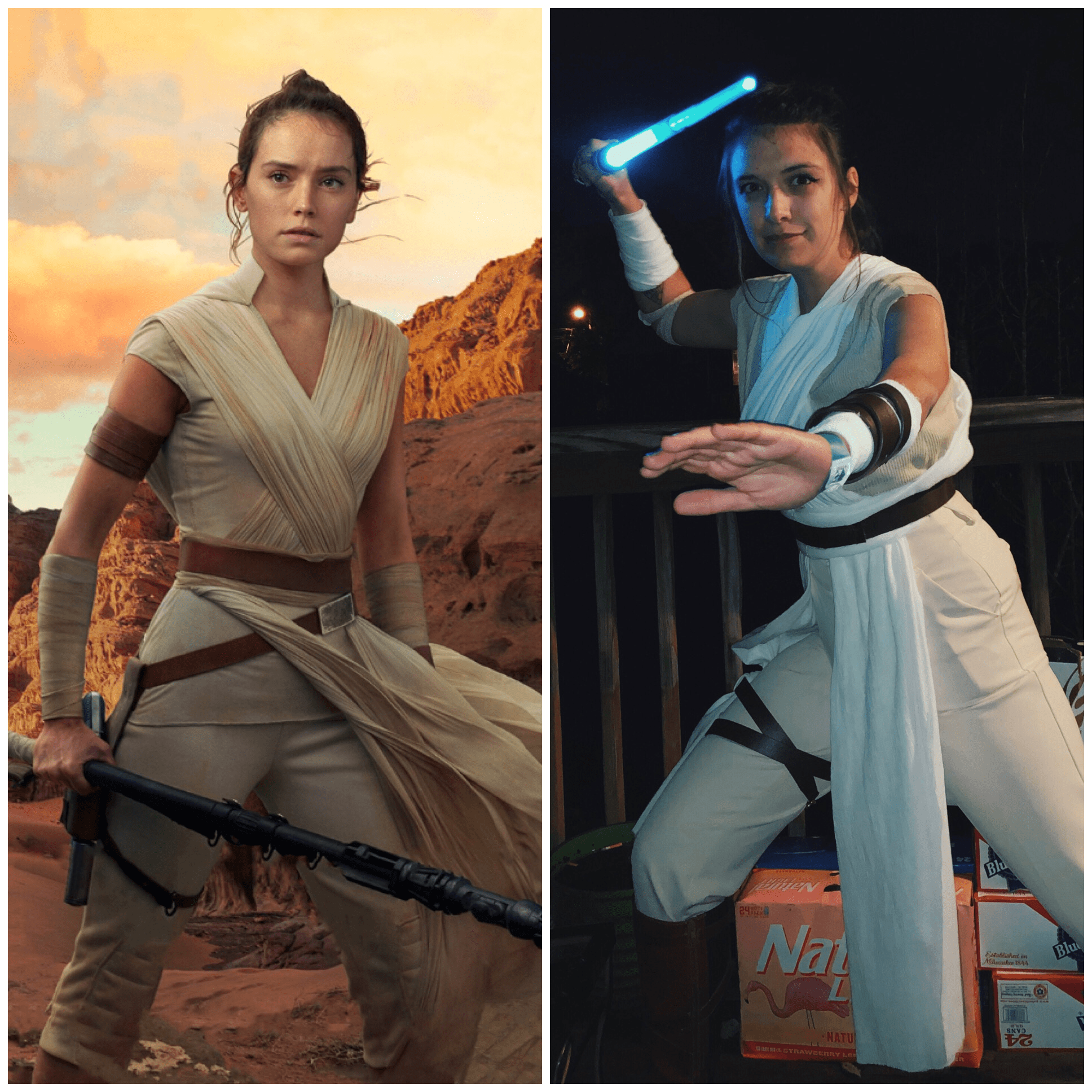 A bit late, but I’m pretty proud of my DIY ‘Rise of Skywalker’ Rey
