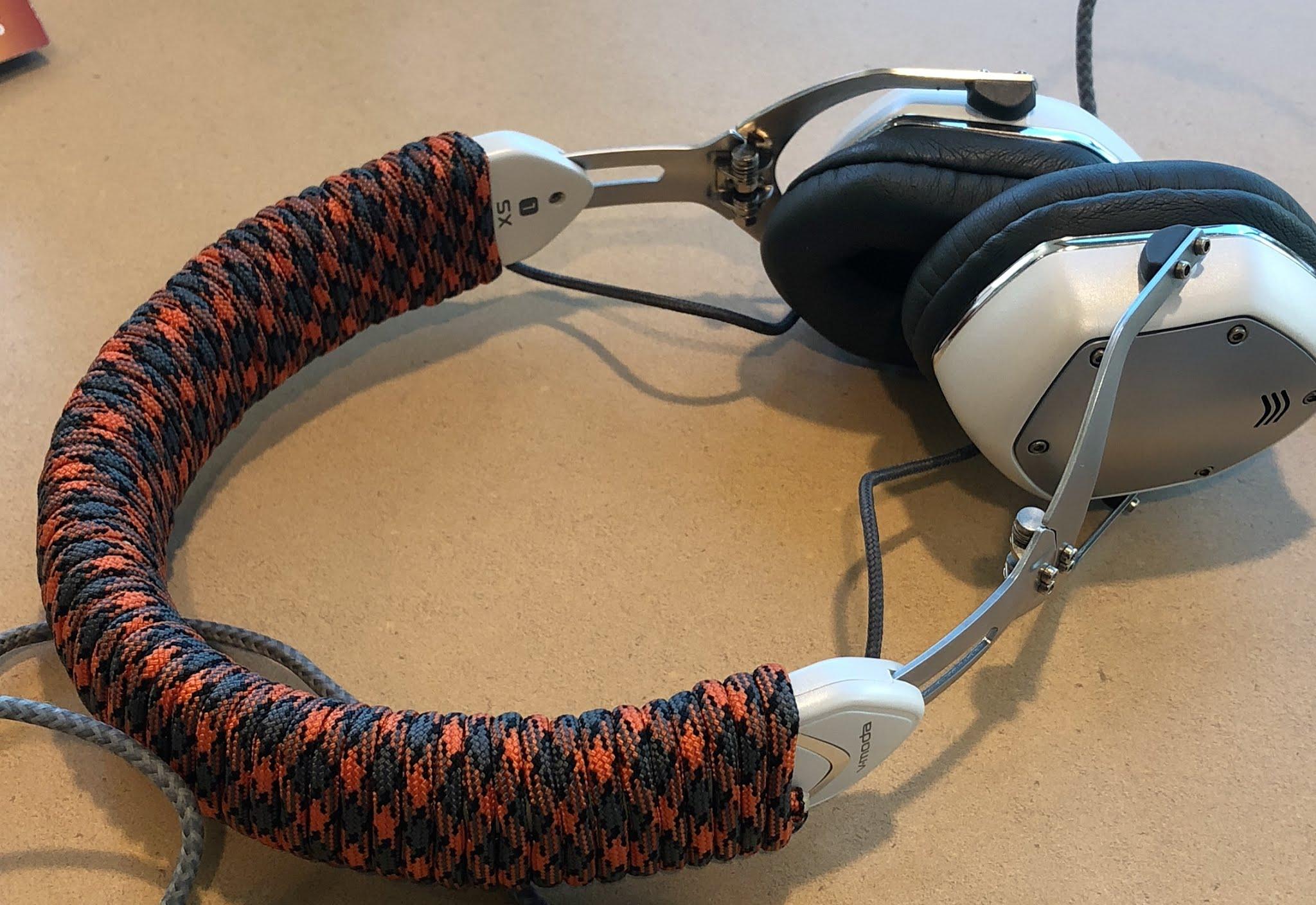 What do you do when your headphone band starts falling apart? Improvise