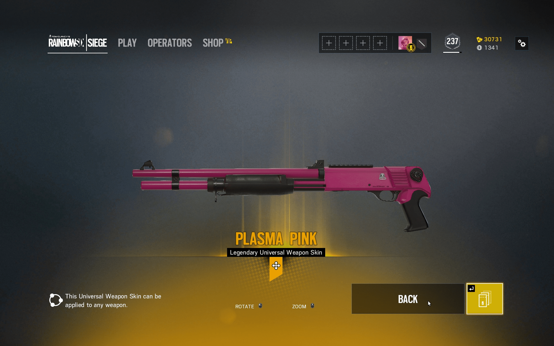 Plasma Pink Legendary r/Rainbow6