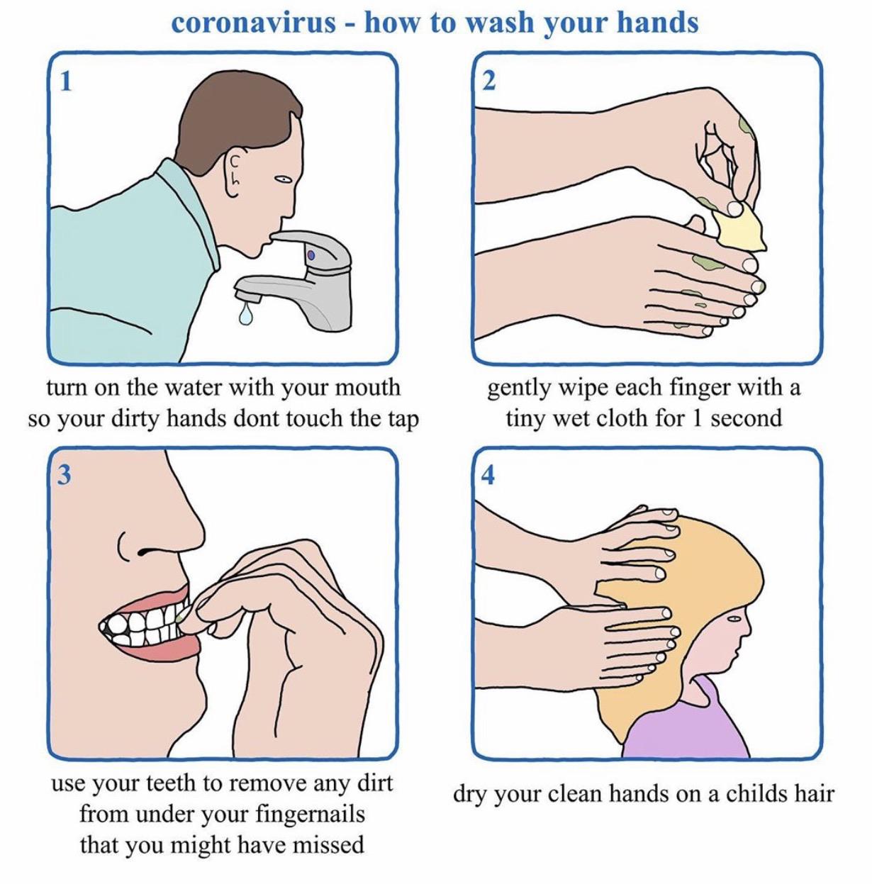 brb I need to wash my hands.