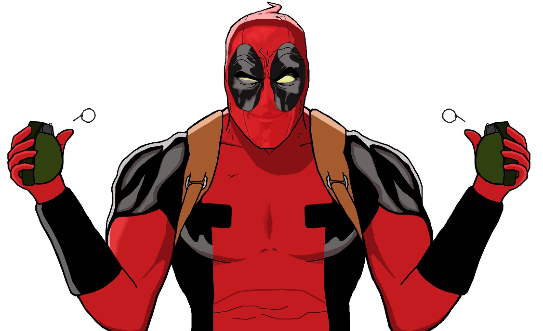 Deadpool comic art in developement deadpool