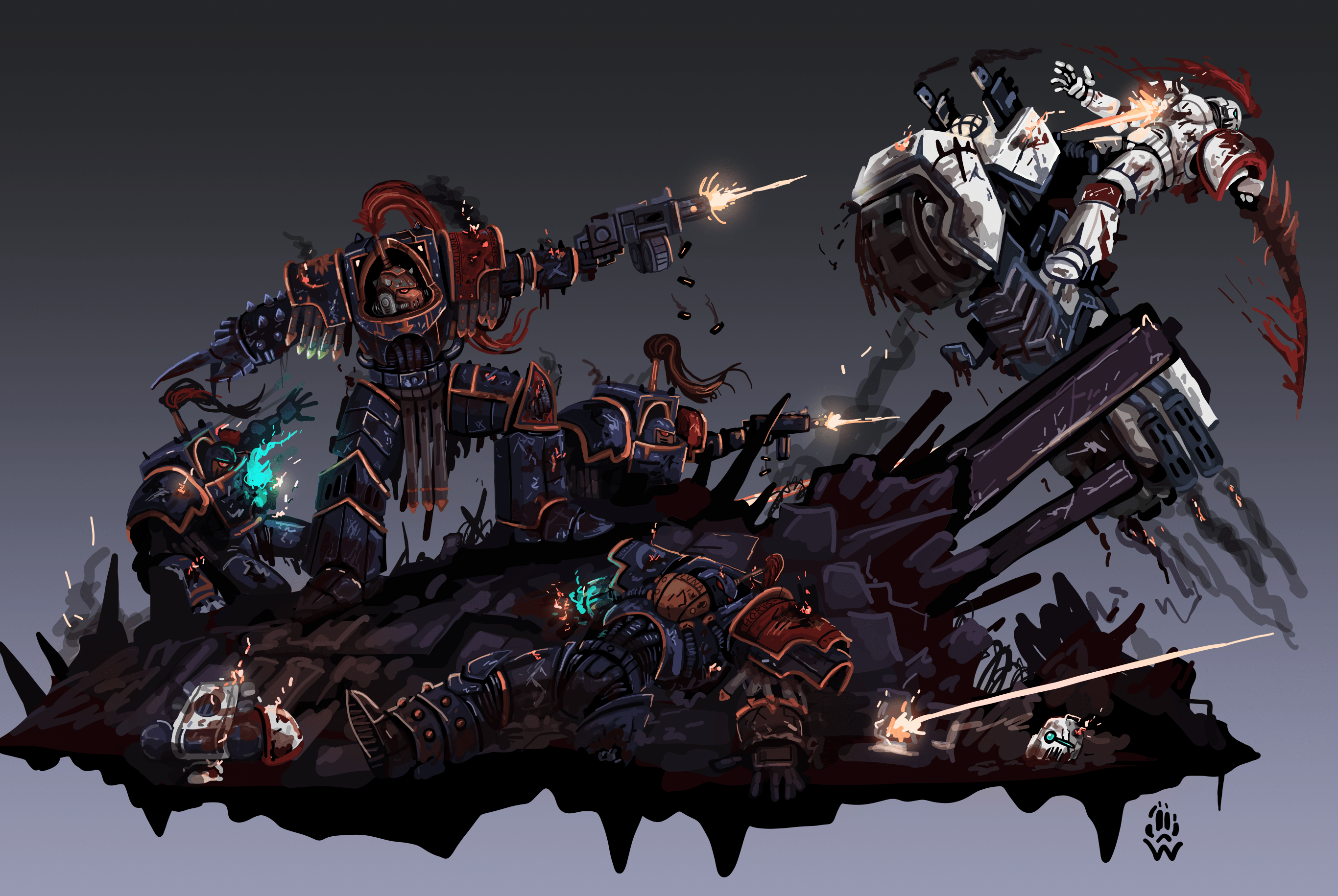 Dorn Heresy Abaddon and the Sons of Horus terminator company