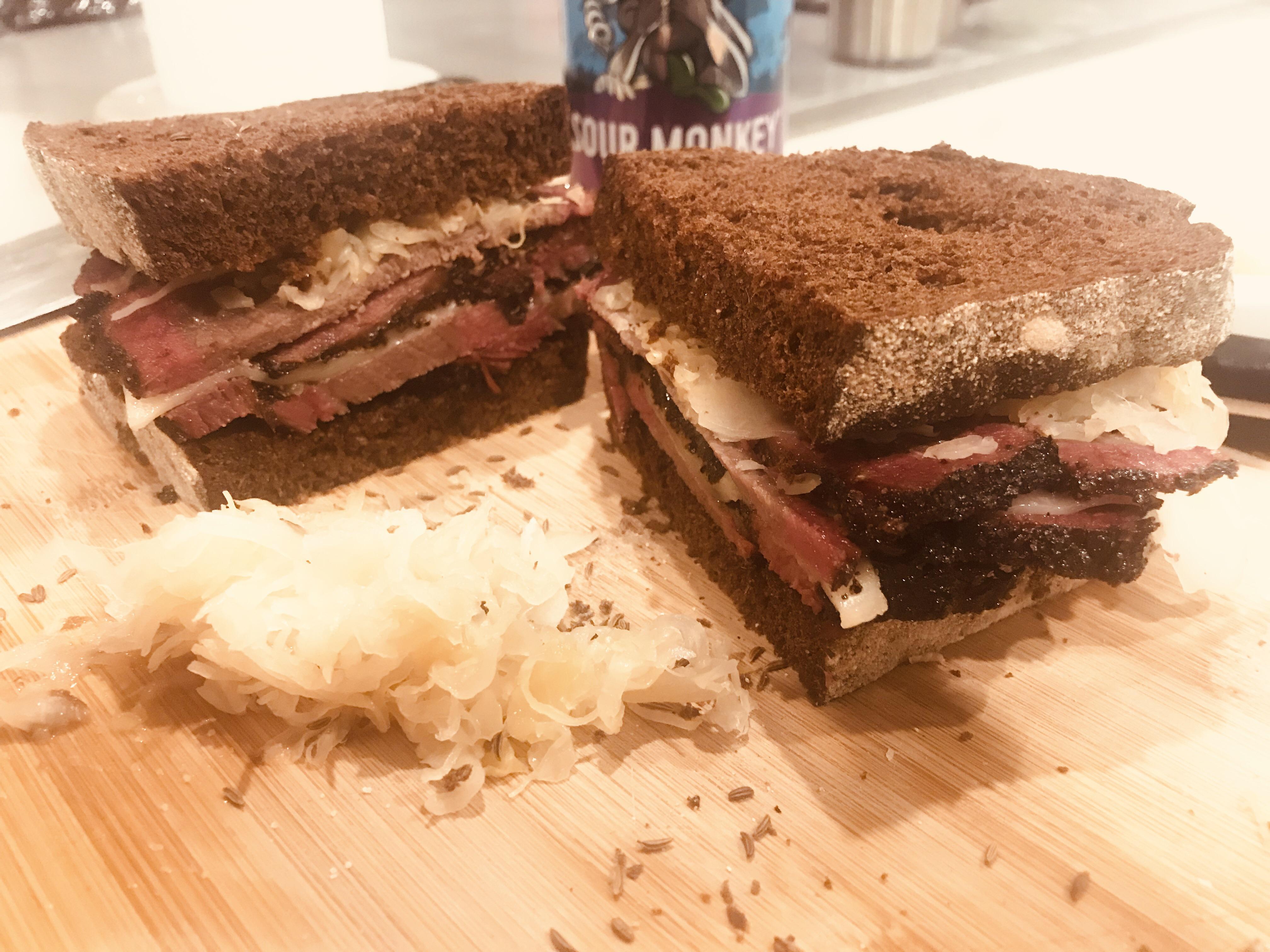 Pastrami brined 5 days, smoke 9 hrs at 225 r/BBQ