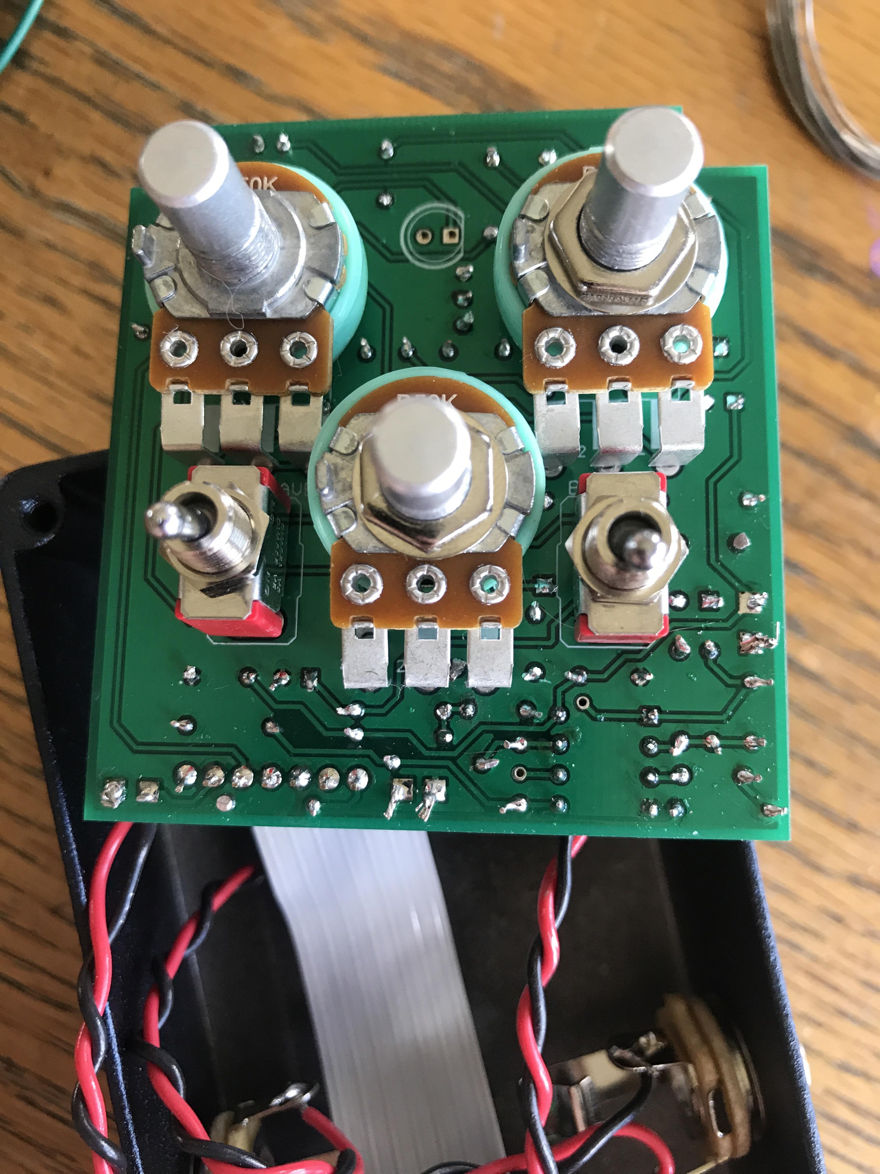 Tried another attempt at a pedal and made a kill switch r/diypedals