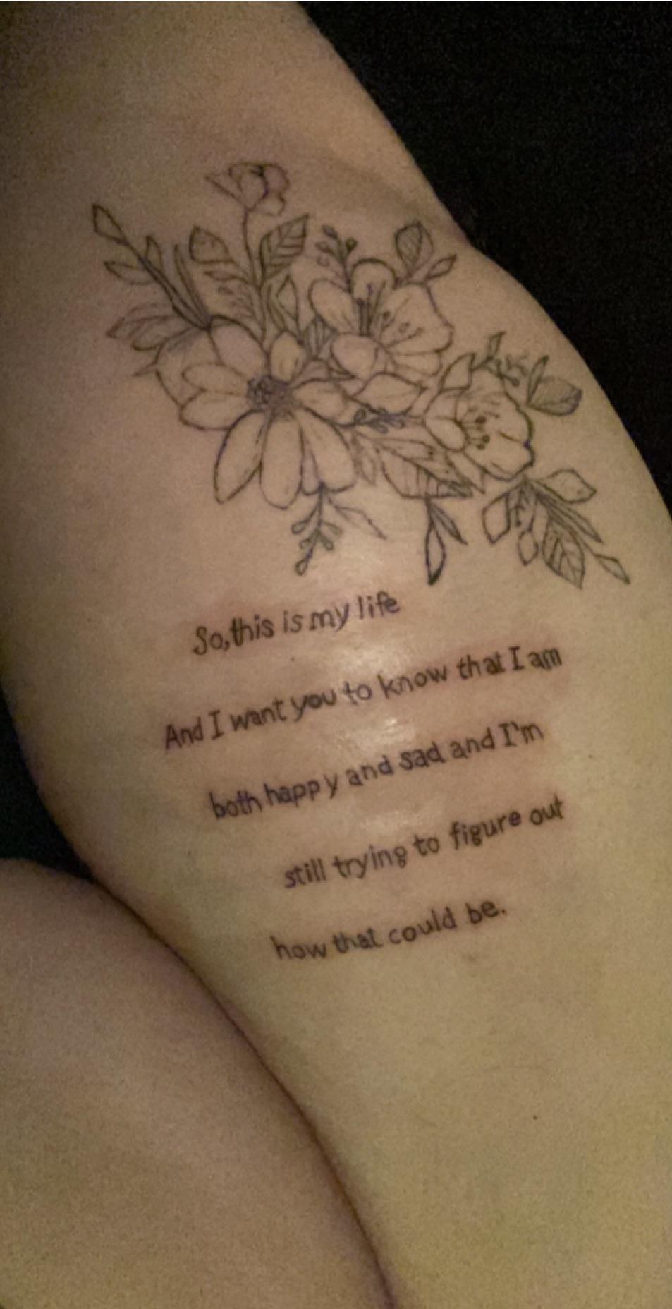 Quotes From Perks Of Being A Wallflower Tattoos