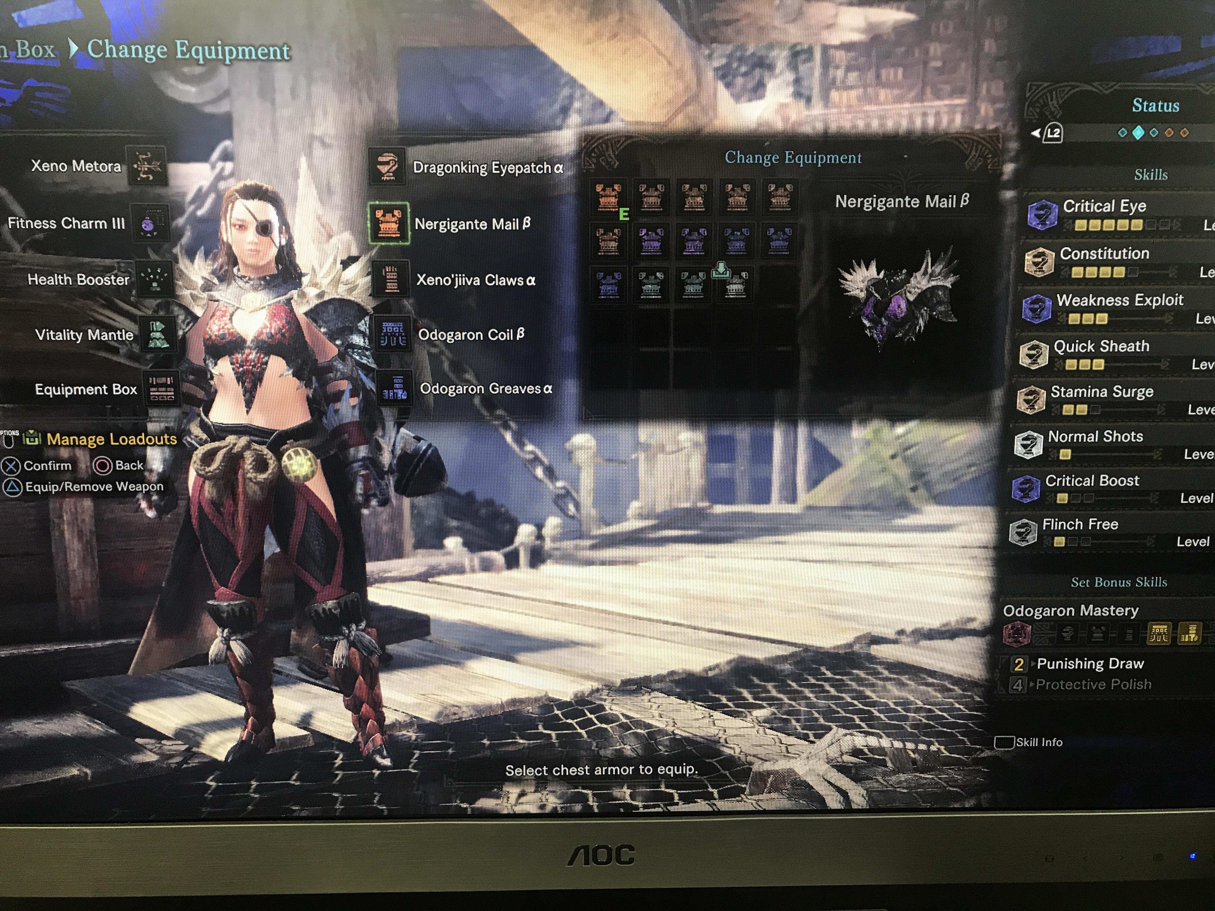 End game bow set (200+ hours on bow if anyone cares) r/MonsterHunterWorld