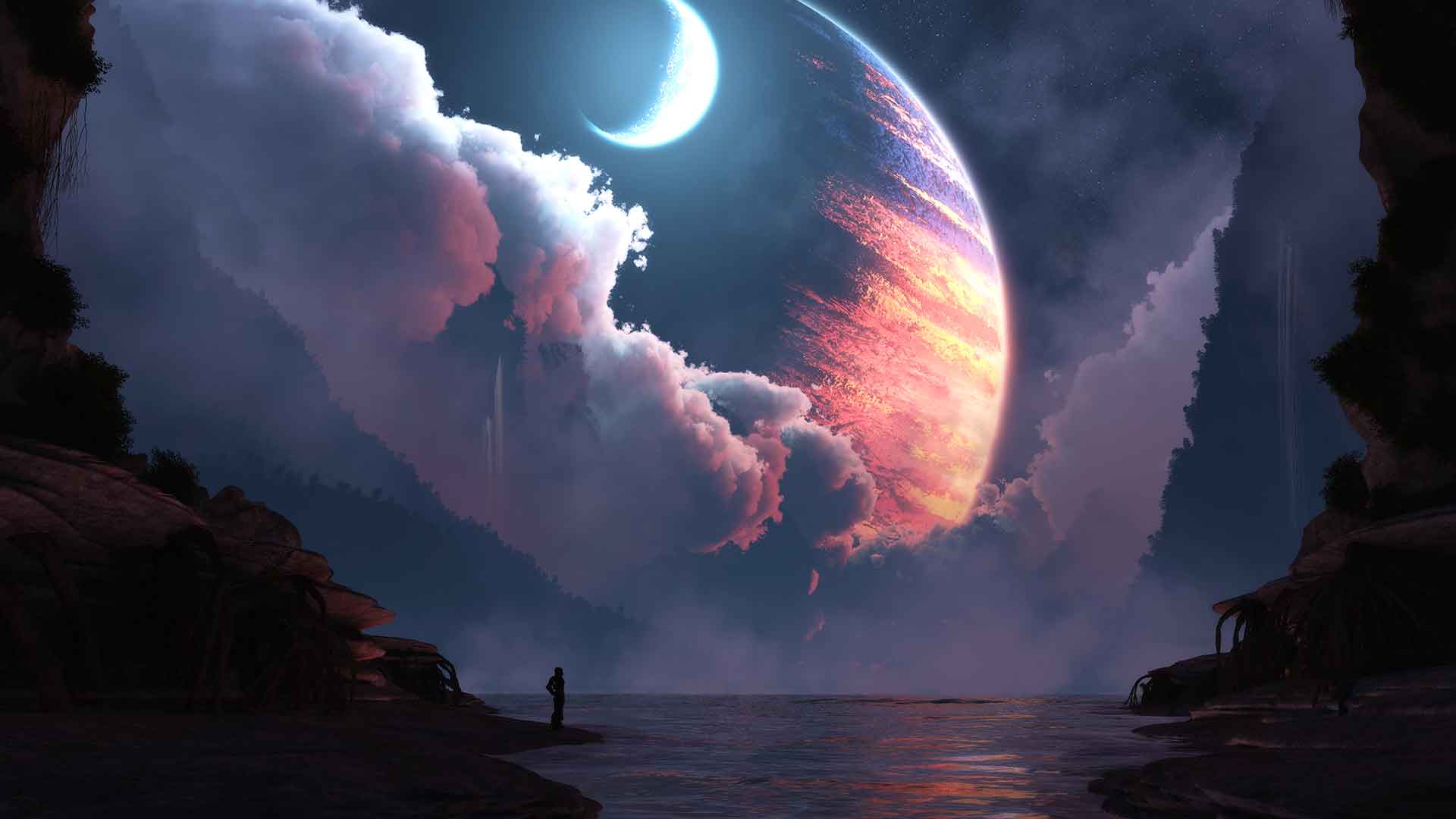Dreamer Static Theme Digital Blasphemy. [1920x1080] r/wallpapers