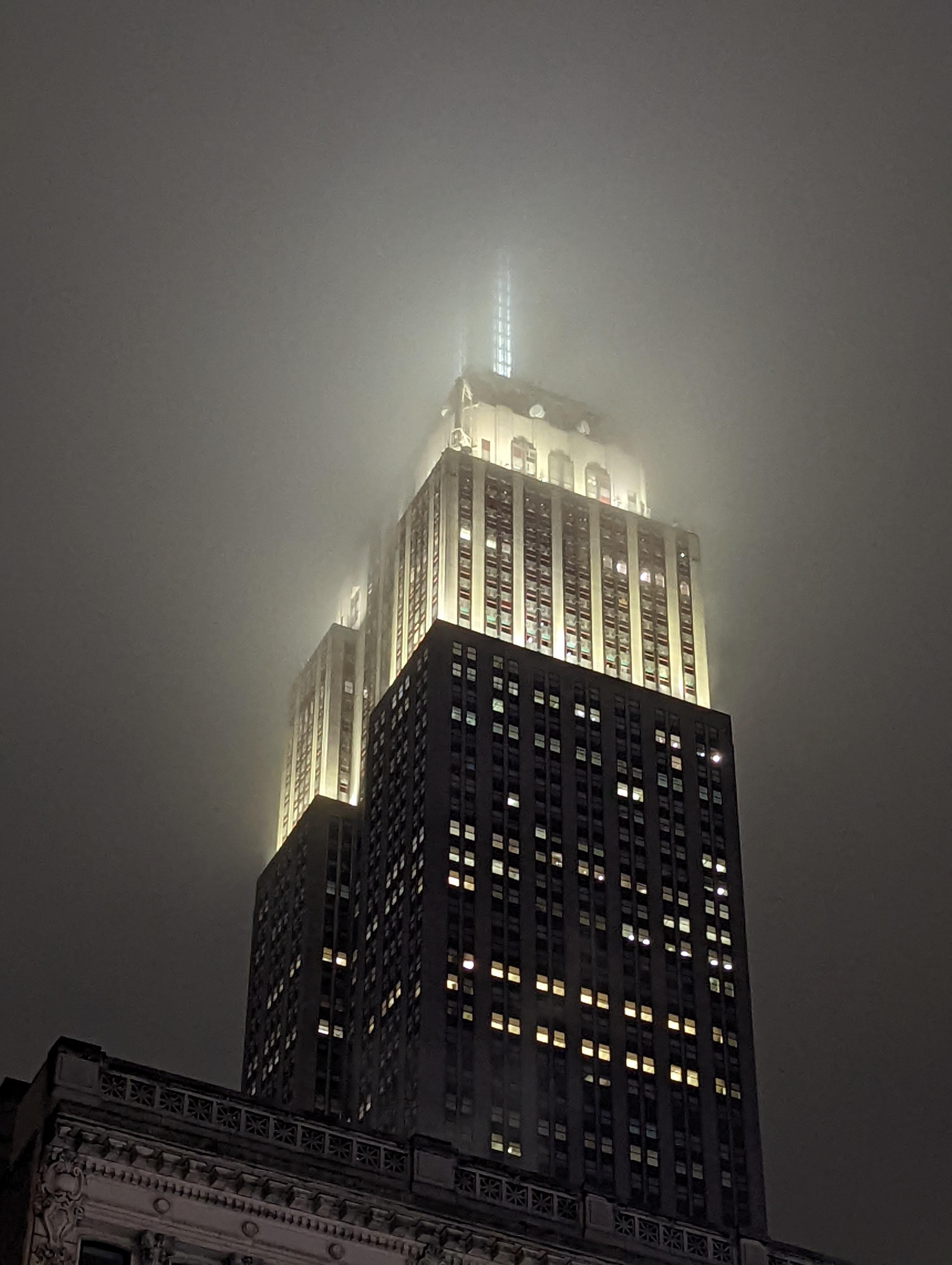 Empire State Building, Foggy Day. CityPorn