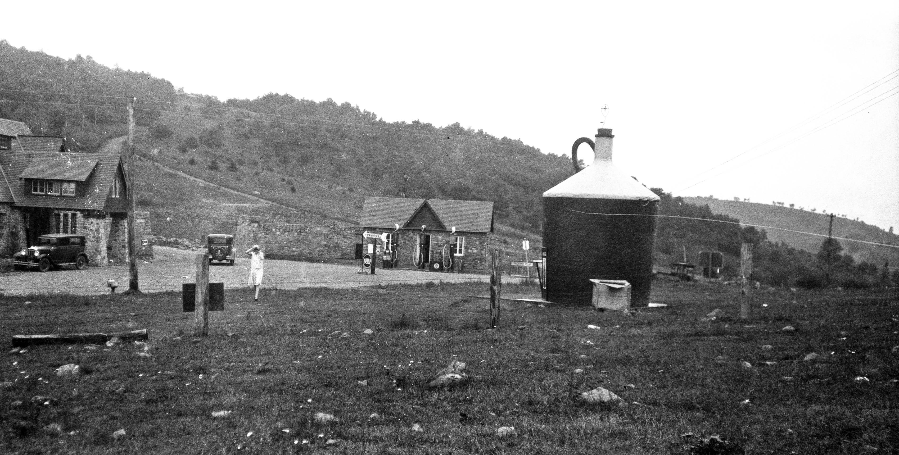 Photo marked, "Top of mountain near Luray, Va", Sept 26, 1929. My parents were on their