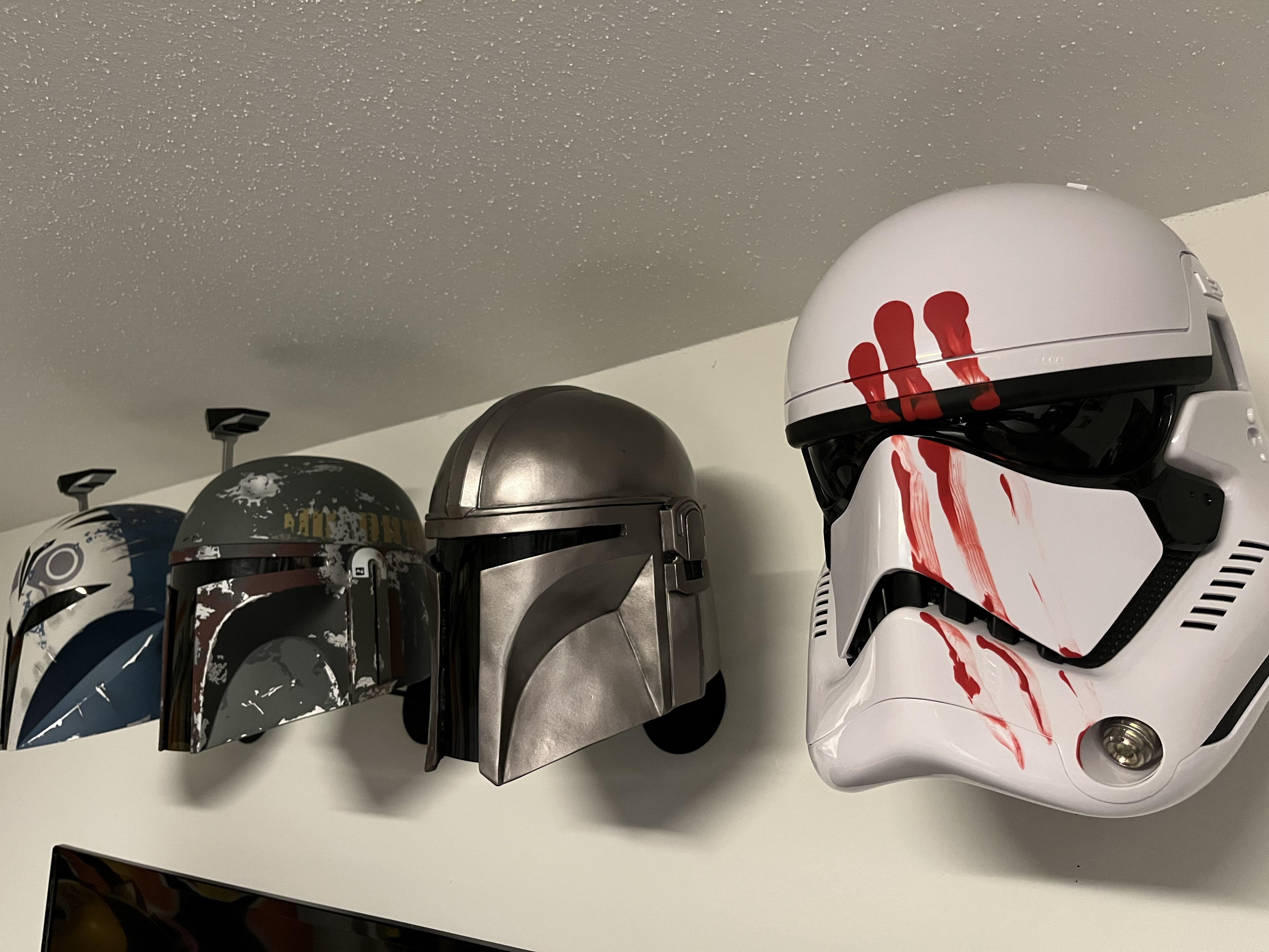 My Black Series helmet collection…so far starwar