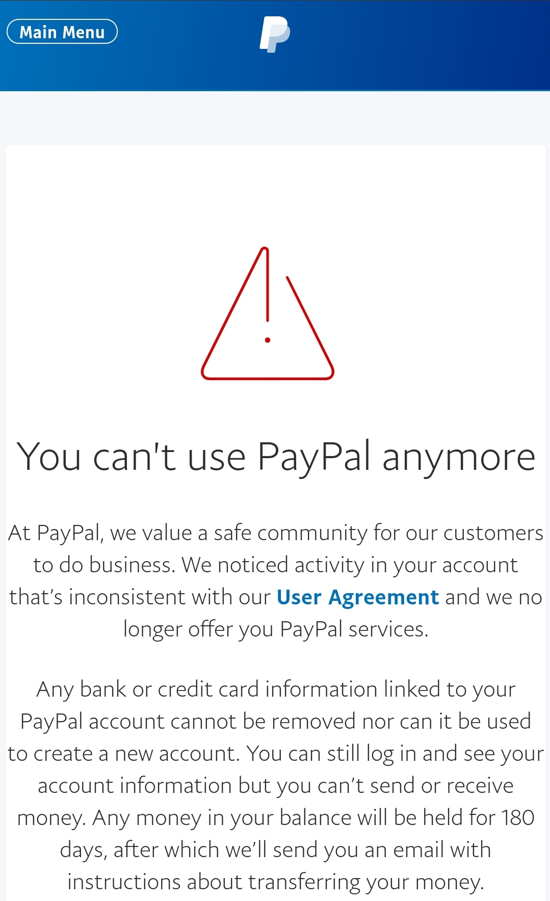 This is why Bitcoin is so important. When I called customer service