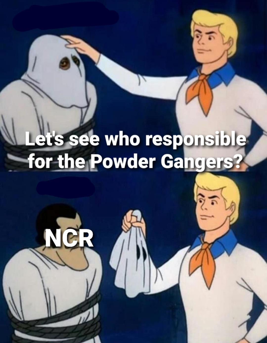 I have a present for you from the Powder Gangers. I hope you like