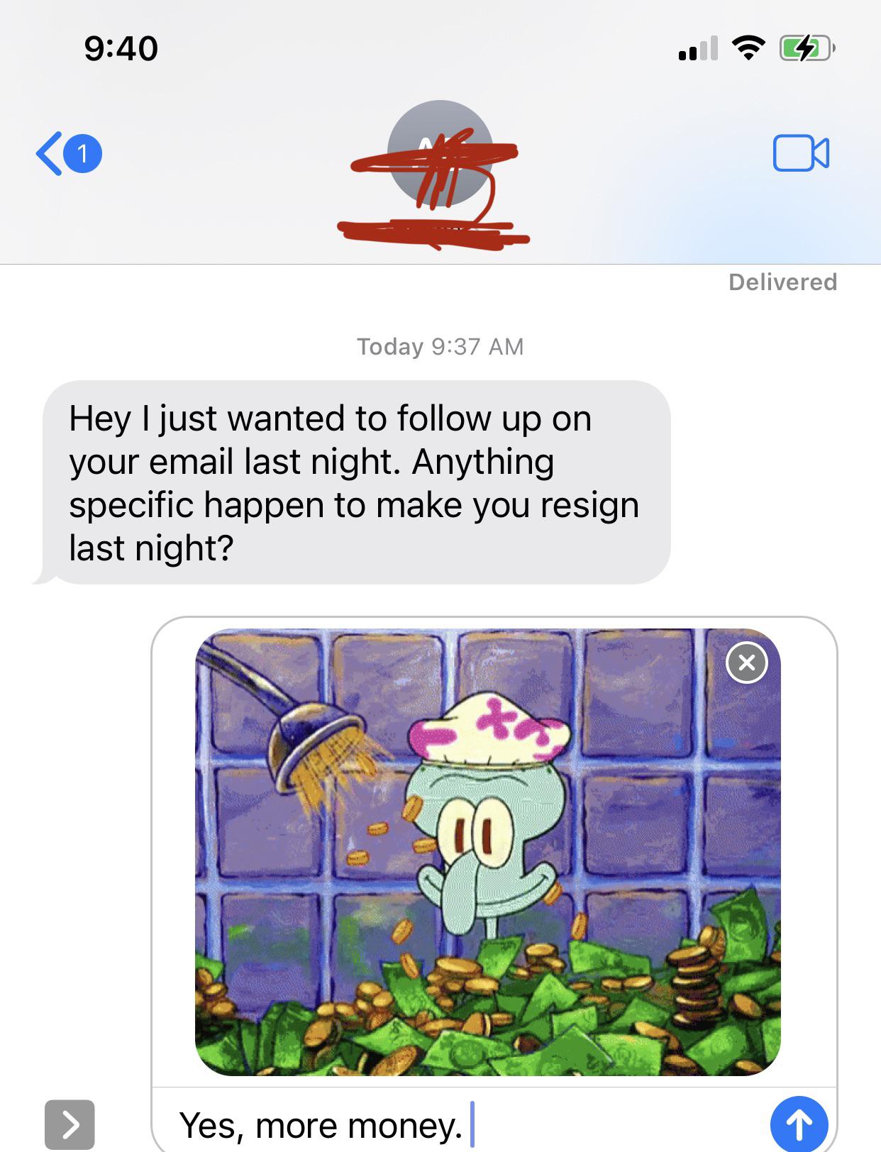 Quit my night shift job last night r/antiwork