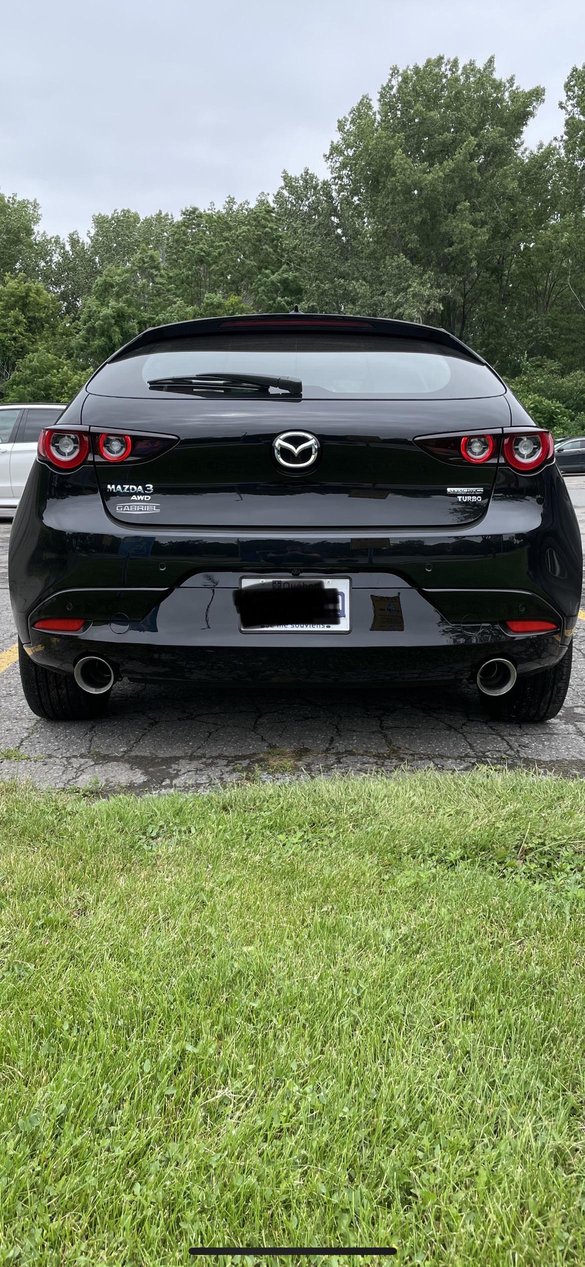 4inch Exhaust Tips r/mazda3