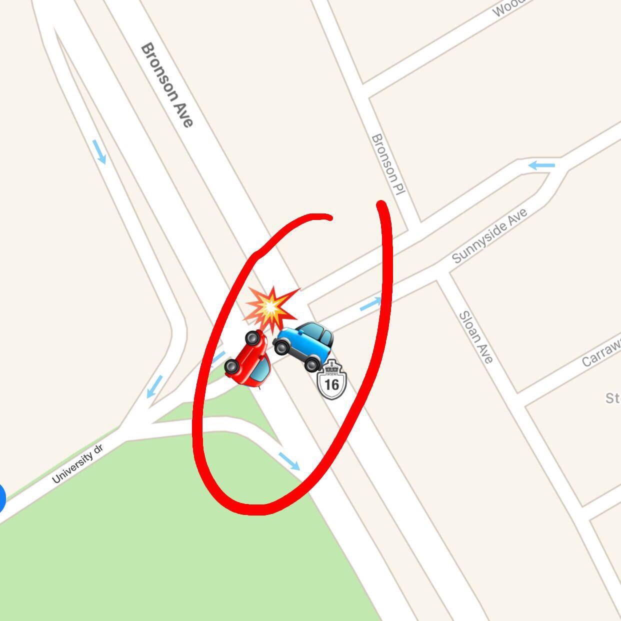 Ottawa car accident closed Bronson ave & University dr at 130 AM r