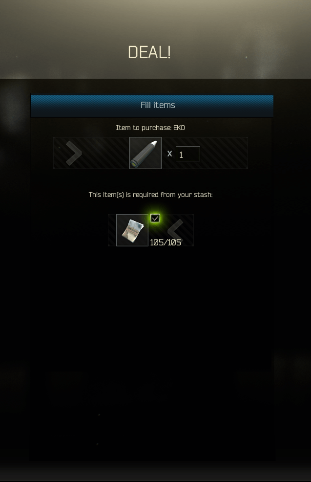 QoL Place "Fill Items"button below "Deal"button AND give it a hotkey