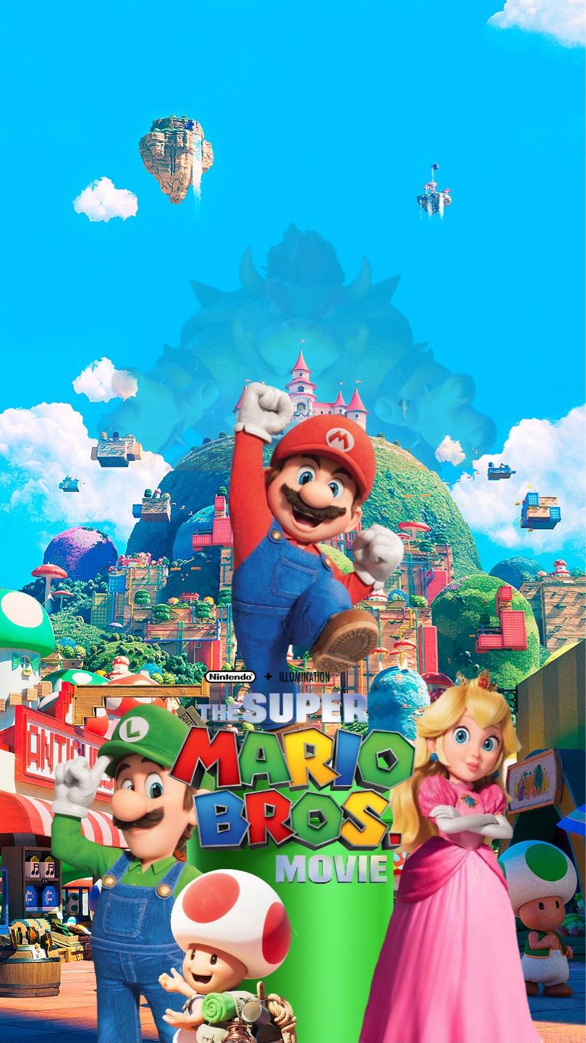 A little Mario Movie poster I made! Hope yall like it! r/Mario
