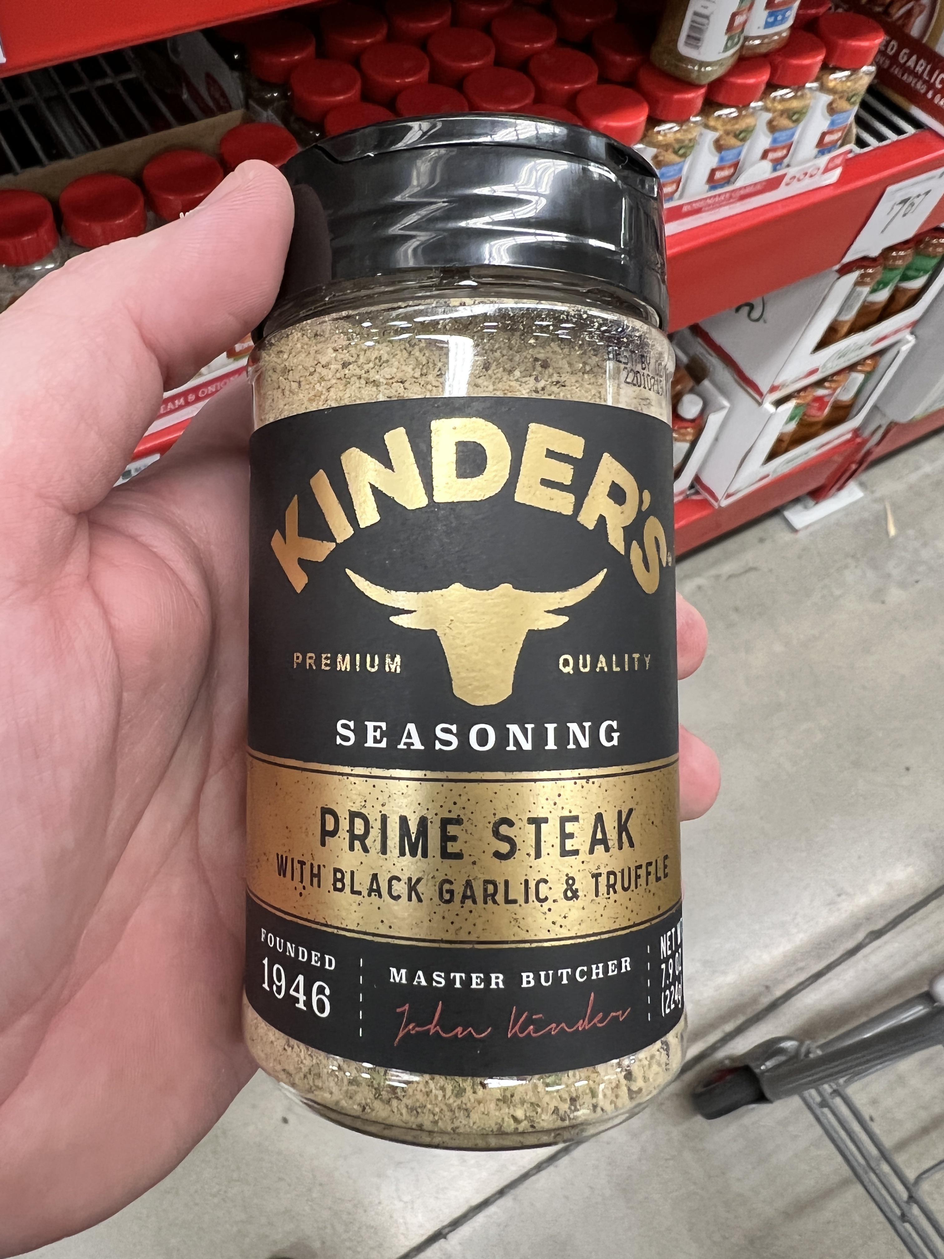 This is Amazing! Prime Steak with Black Garlic and Truffle r/kinders