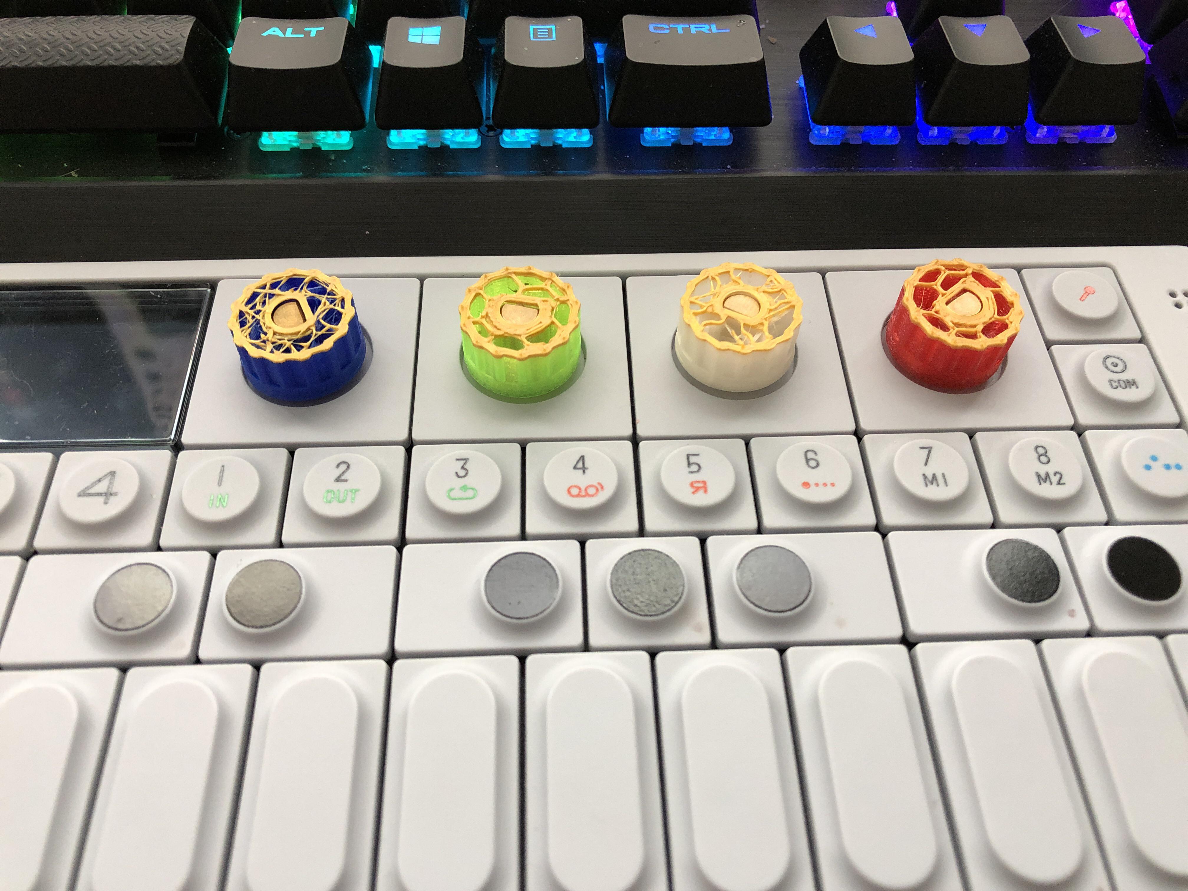 OP1 Gilded LowProfile Knobs r/functionalprint