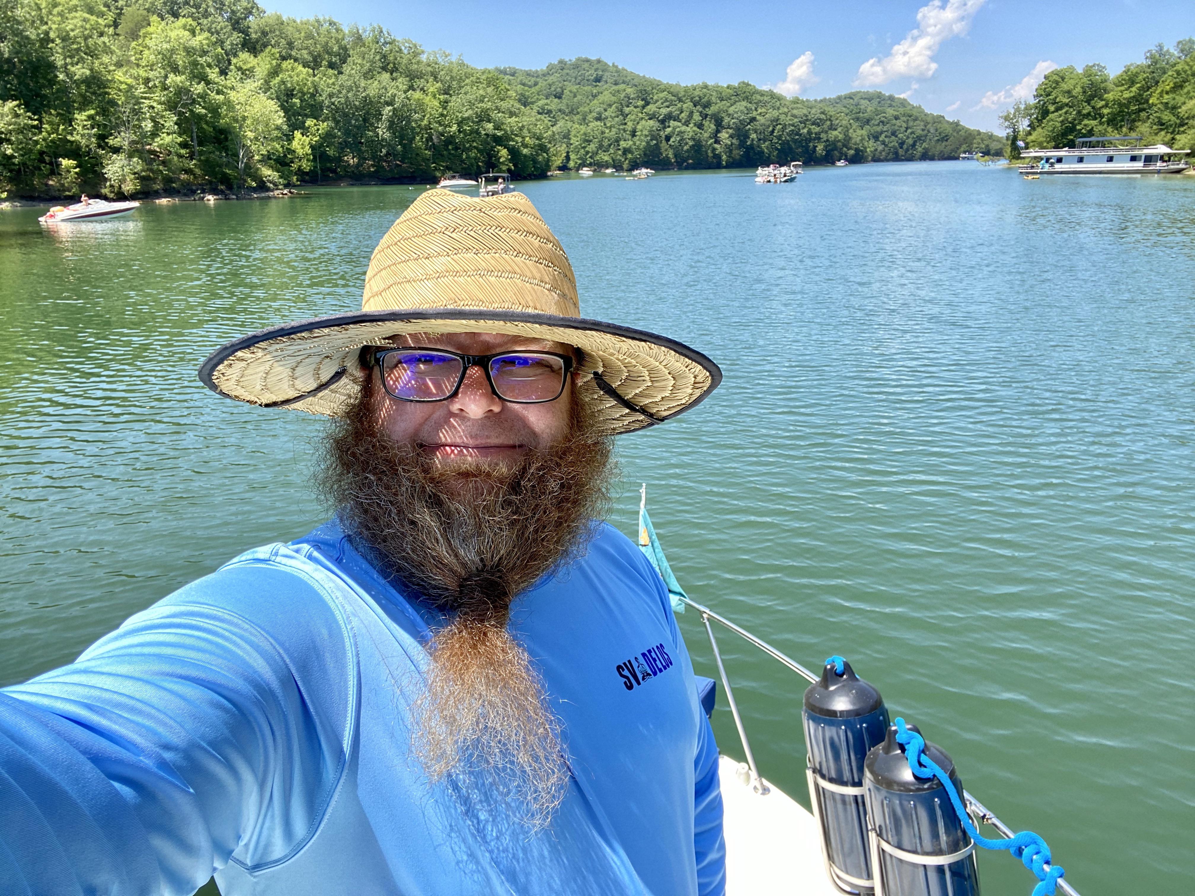 In an excellent cove across from Sulfur Creek at Dale Hollow Lake