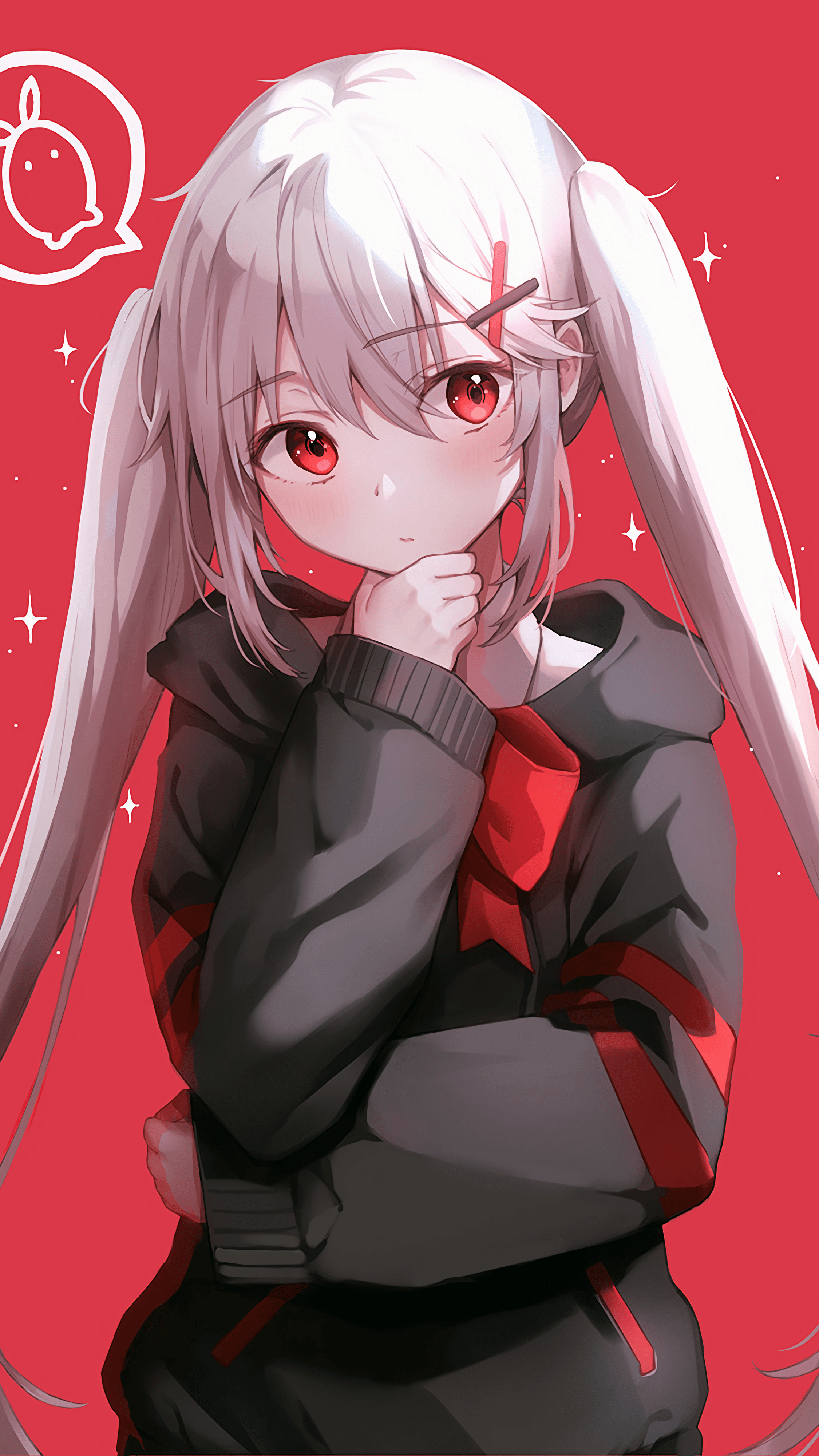 Hood Girl [Original] (2250x4000) r/Animewallpaper