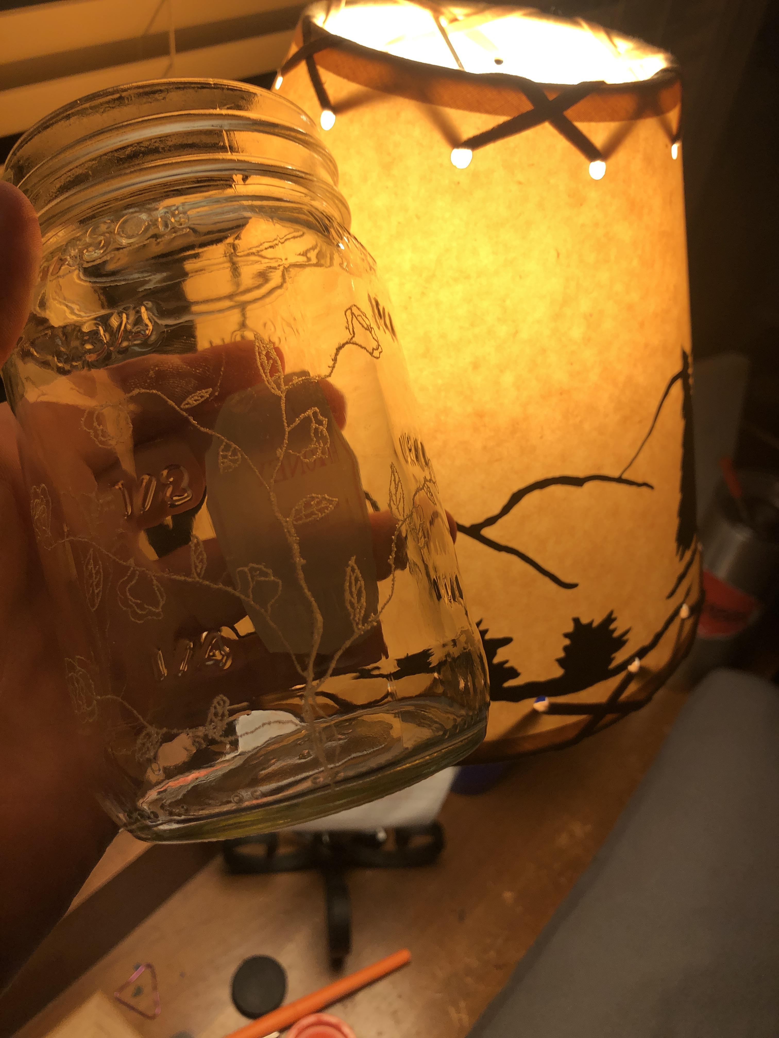 my first attempt at glass engraving r/glassengraving