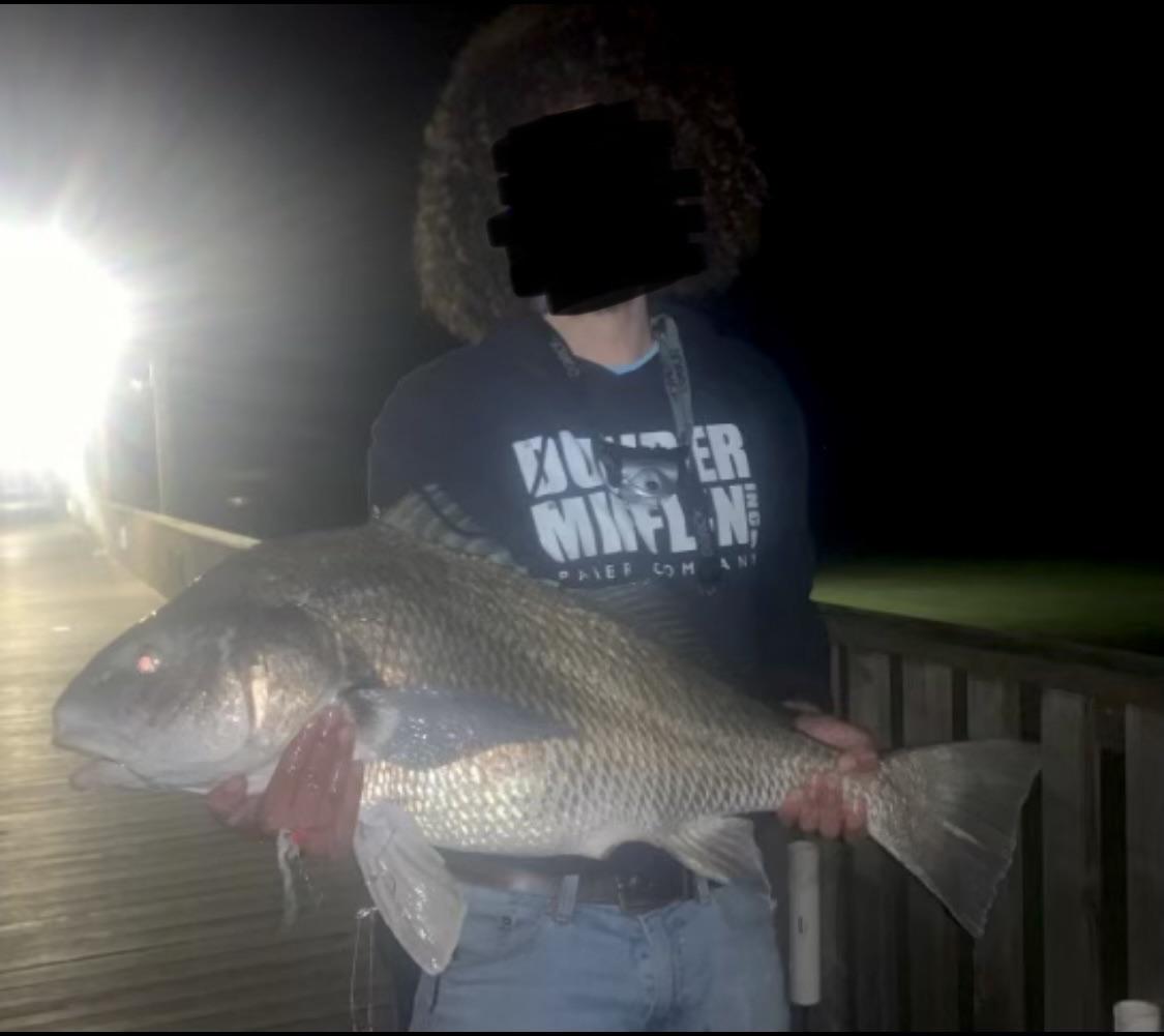 My first saltwater fish (black drum) saltwaterfishing