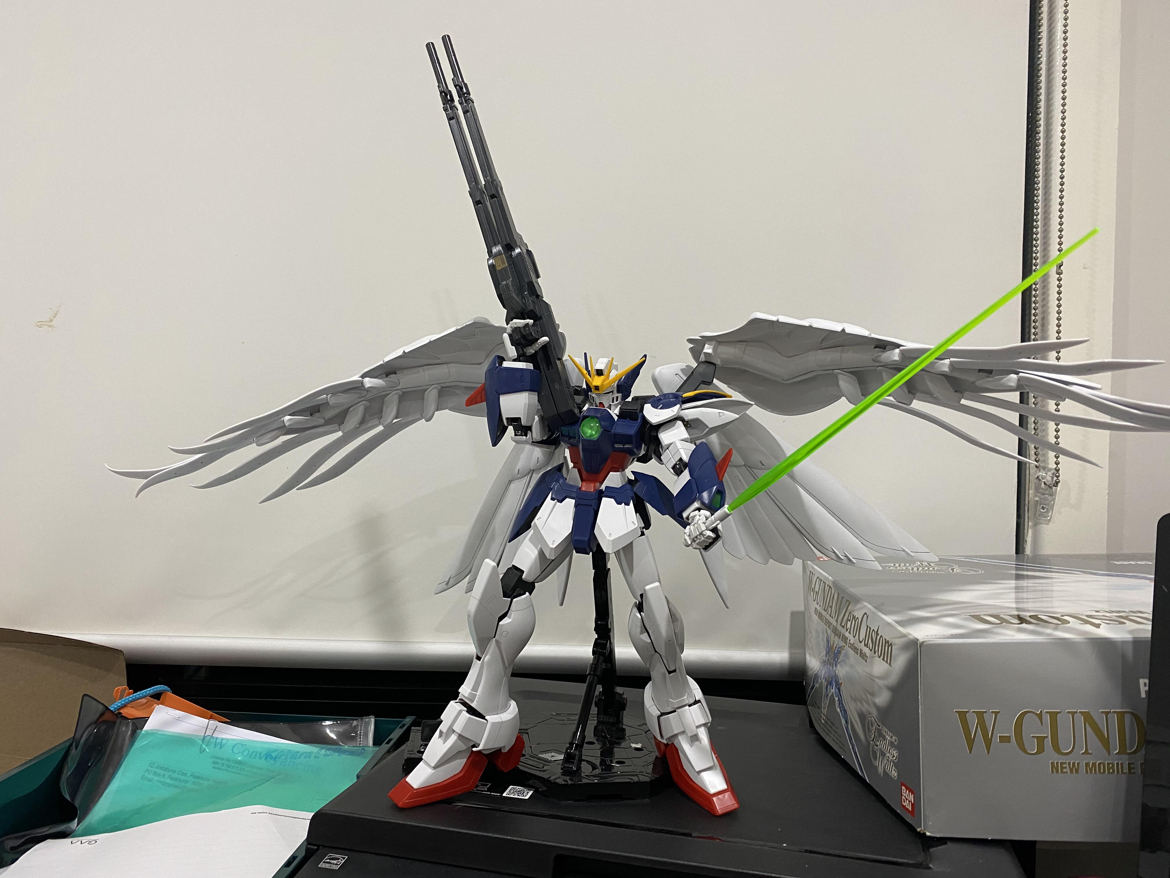 PG wing gundam zero custom. First pg. will be my last. there’re too much areas with no details