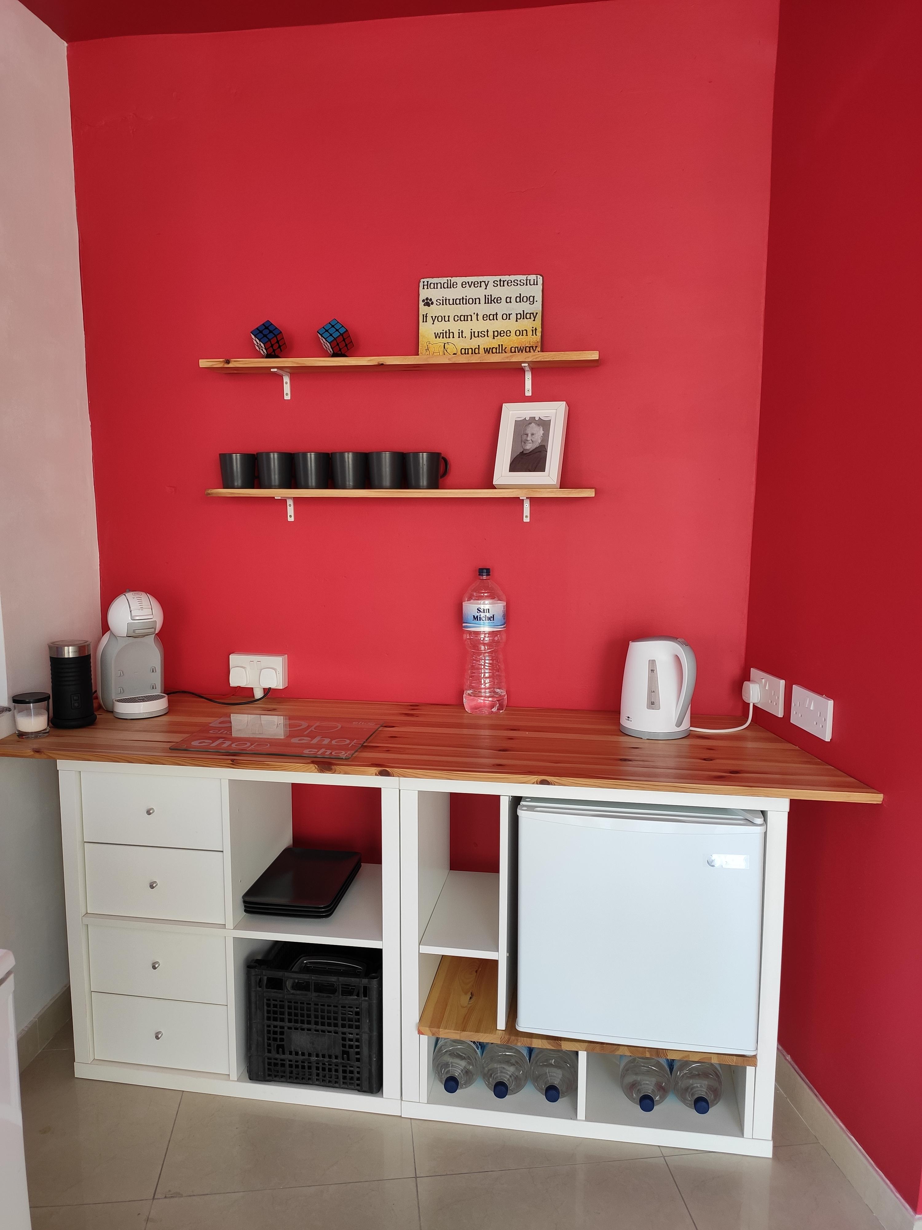 Hacked kallax to hold a minifridge. r/ikeahacks