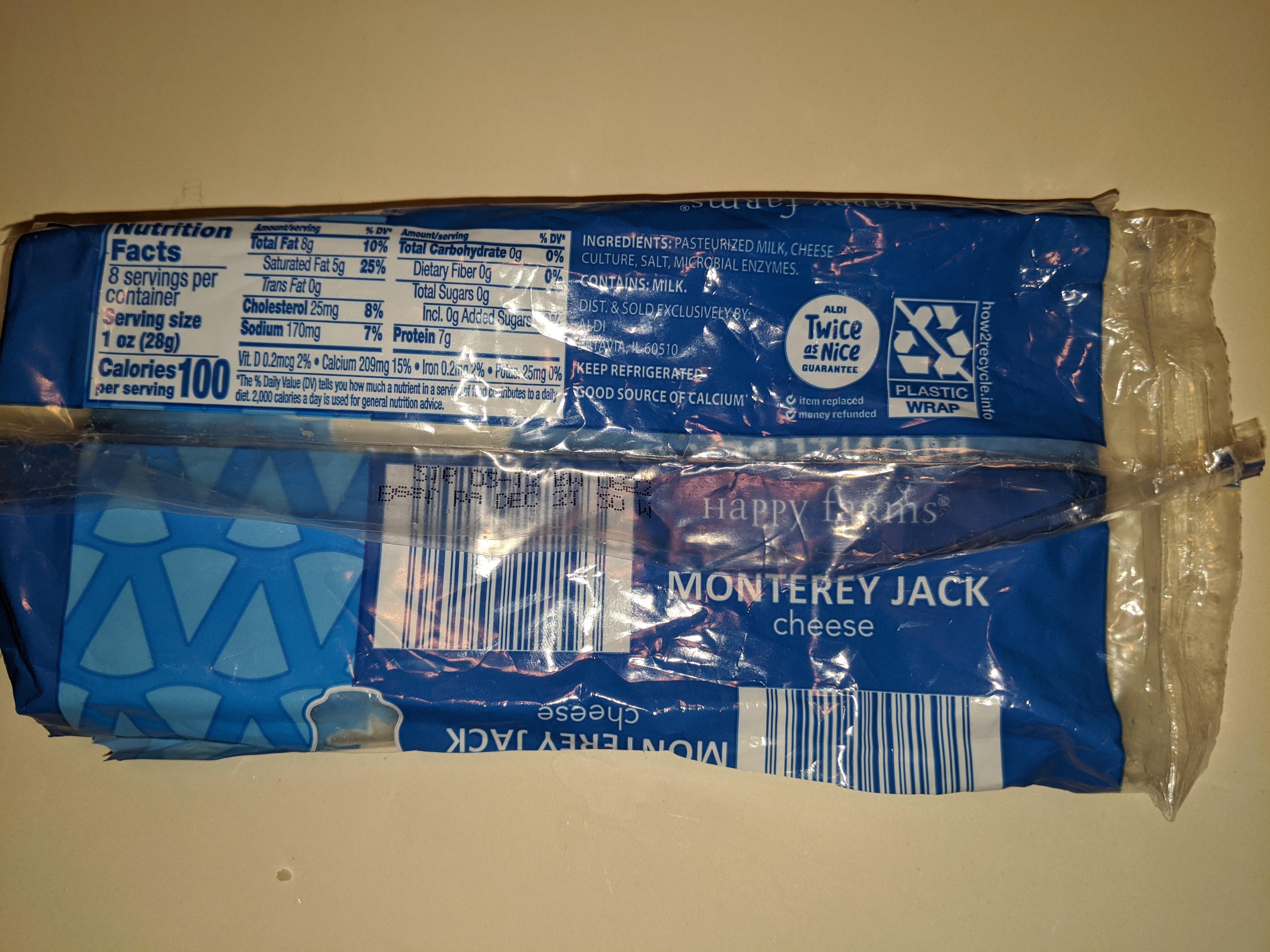 Recyclability of plastic wrap on block cheeses r/aldi