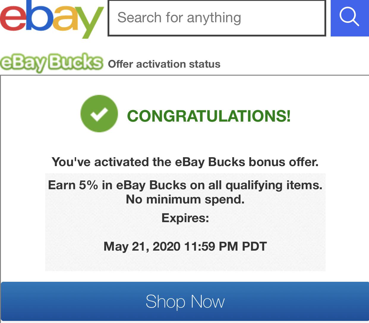 PSA EBay Bucks Offer 5 expires May 21, 1159PN PDT get that figure you’ve been wanting!! r