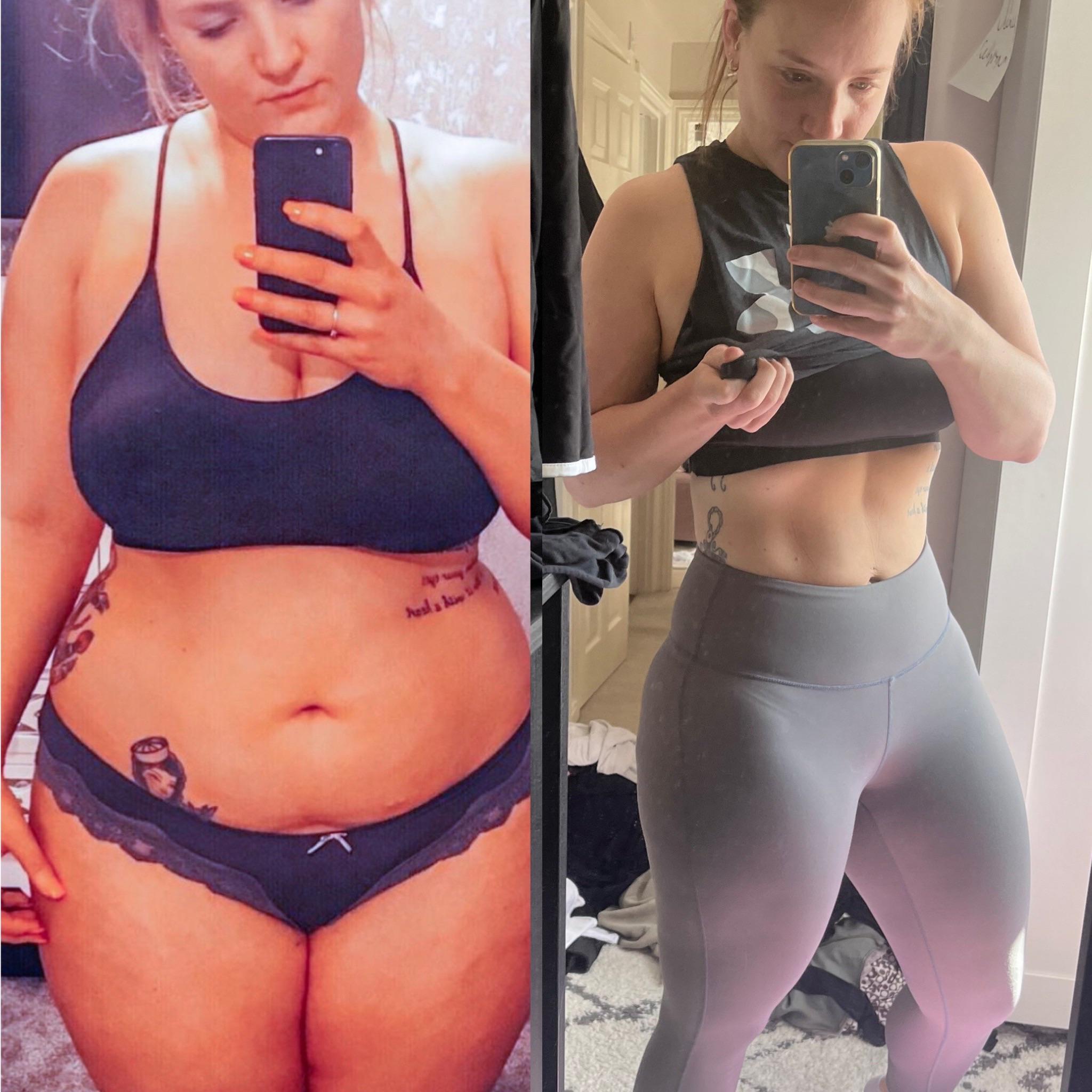 F/31/5’6” [260lbs > 187lbs = 73lbs] (18 months) GW is now body