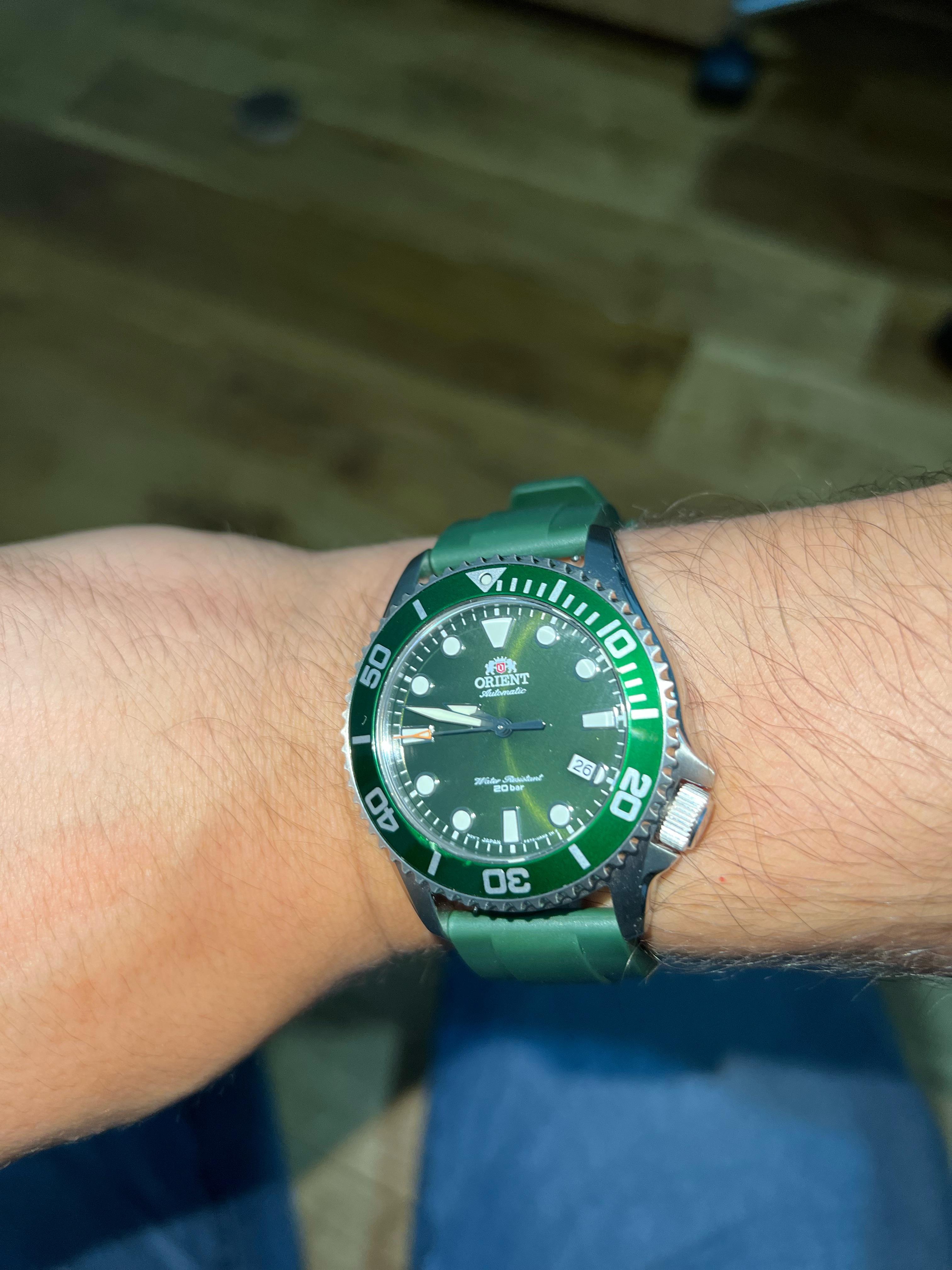 Orient Triton ‘mini’ on my favorite new strap r/JapaneseWatches