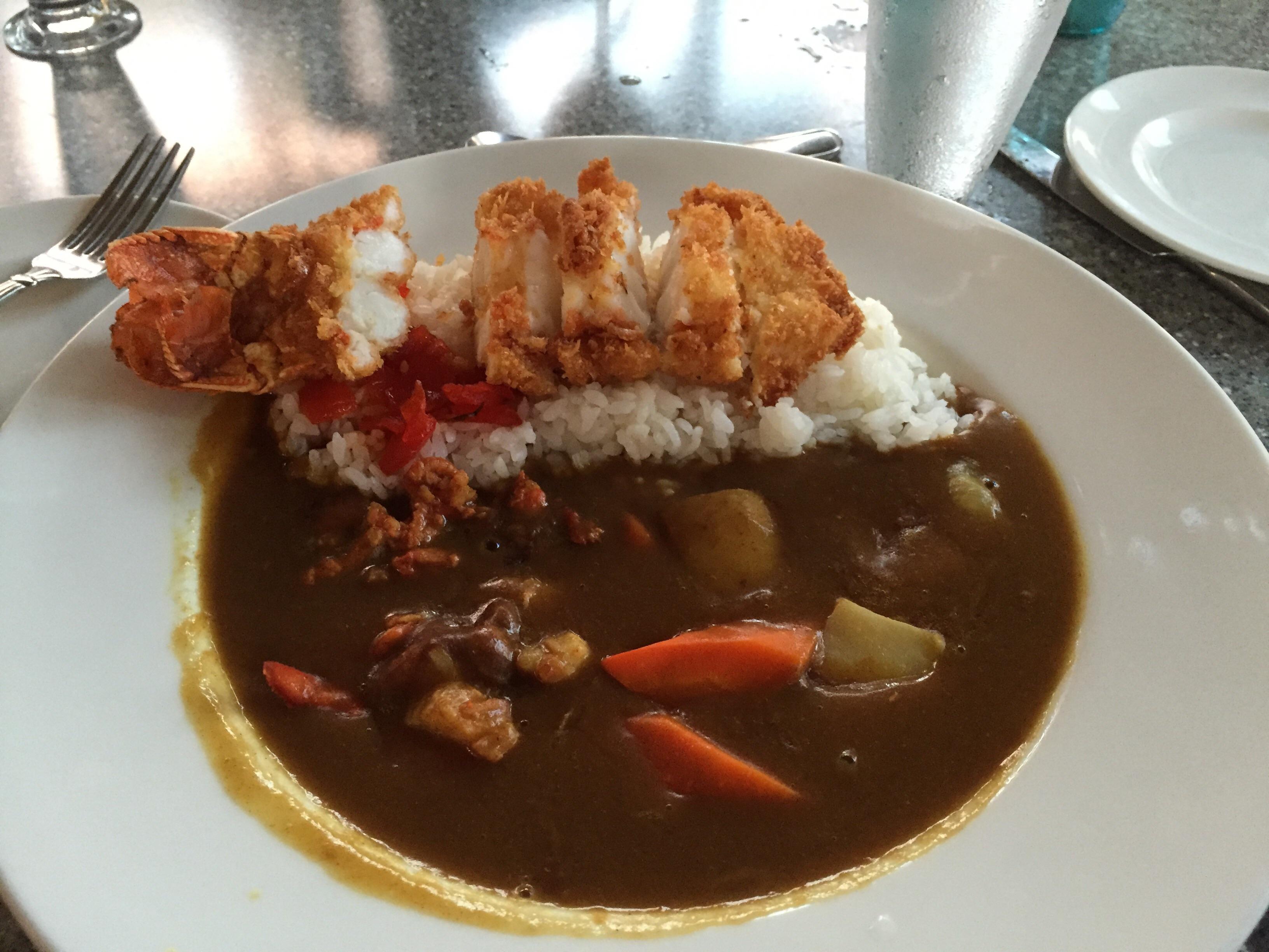 [I ate] Lobster katsu curry! r/food