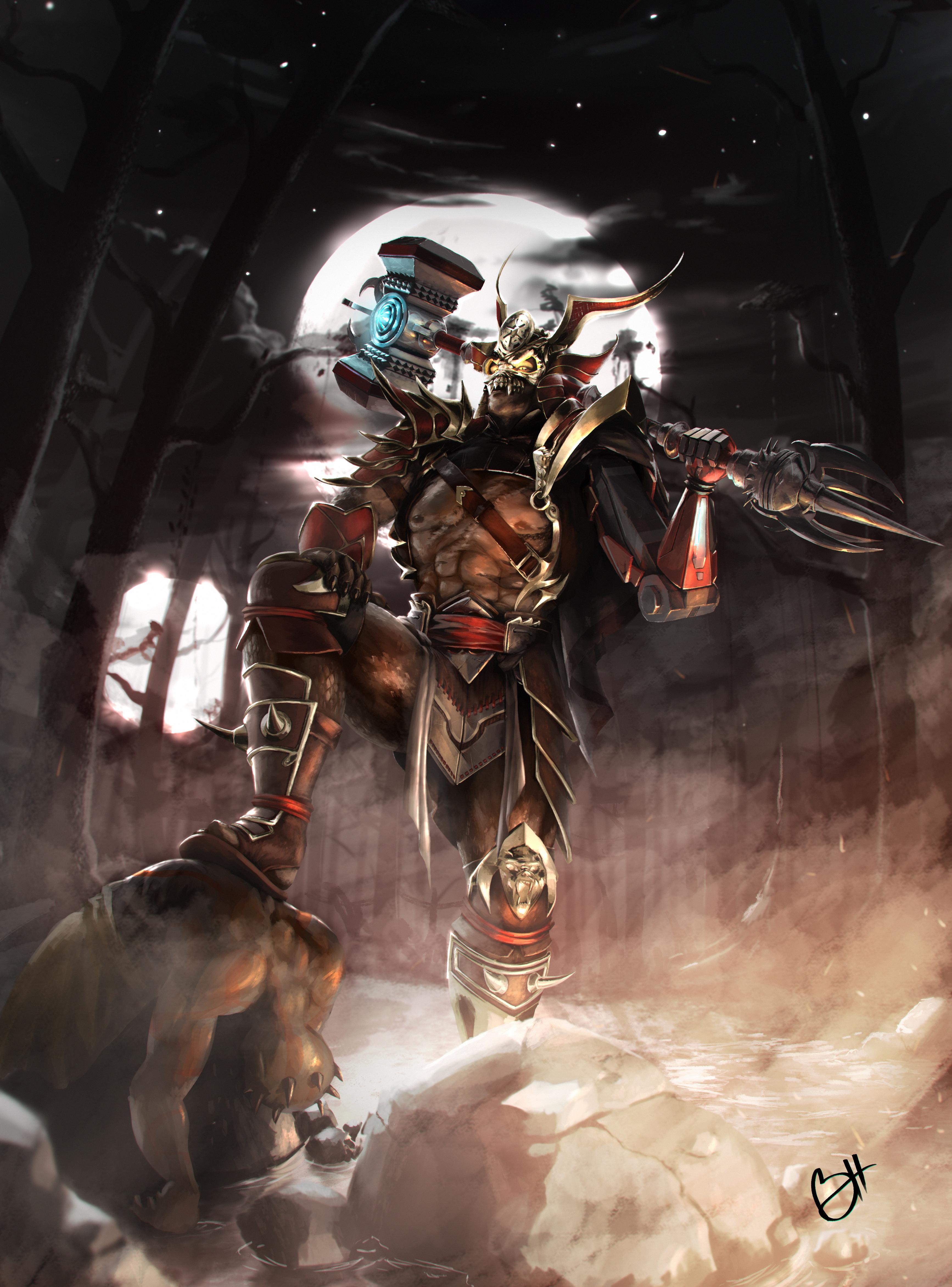 Shao Kahn D&D, artist/bradhem101, digital art, 2019 Art