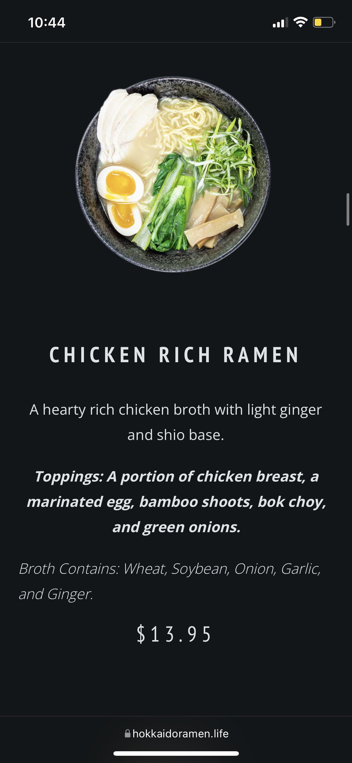 Calories in Chicken Rich Ramen, perhaps protein too? r/caloriecount