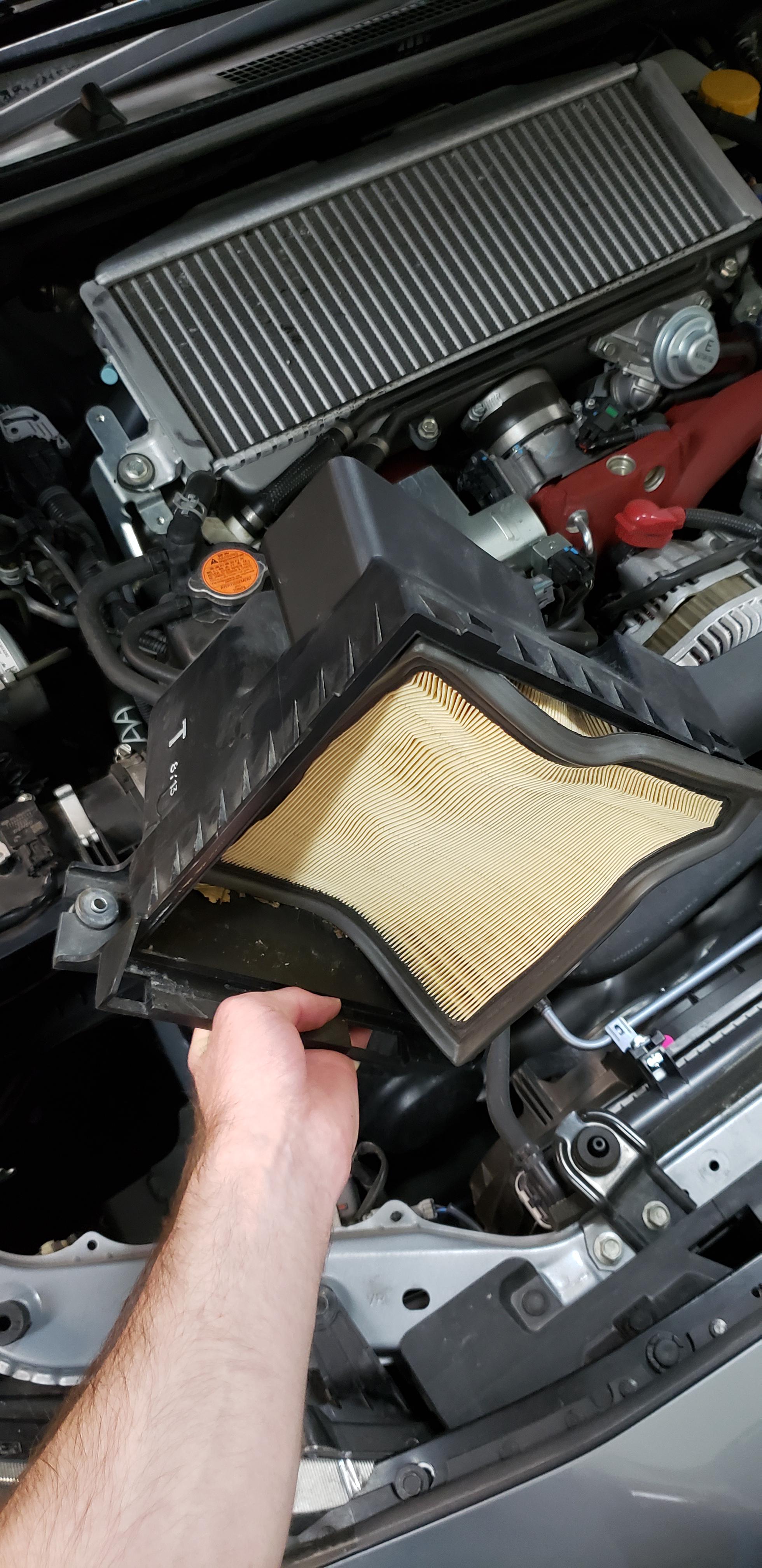 Change Engine Air Filter Subaru Impreza