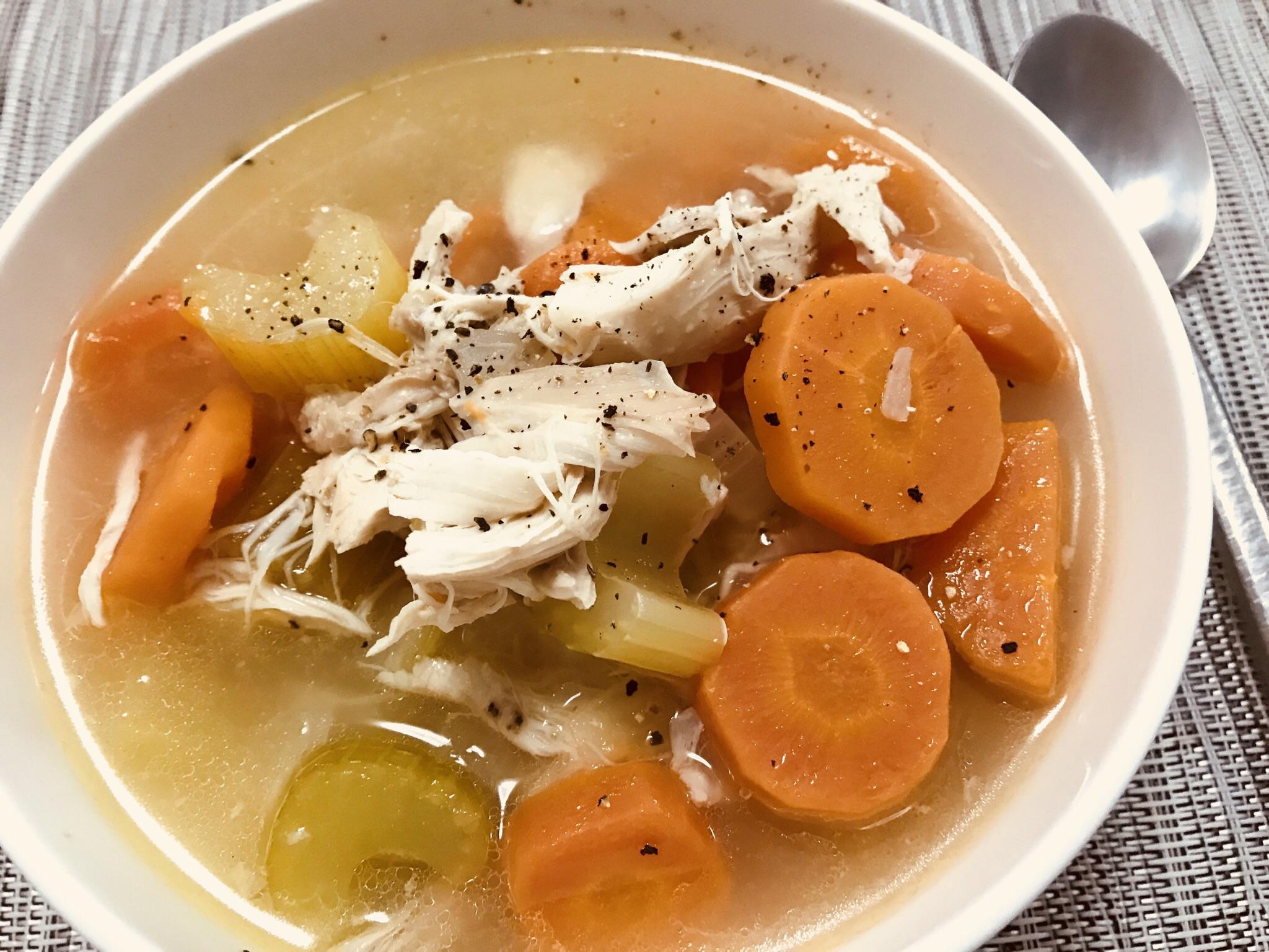 [Homemade] Chicken soup r/food