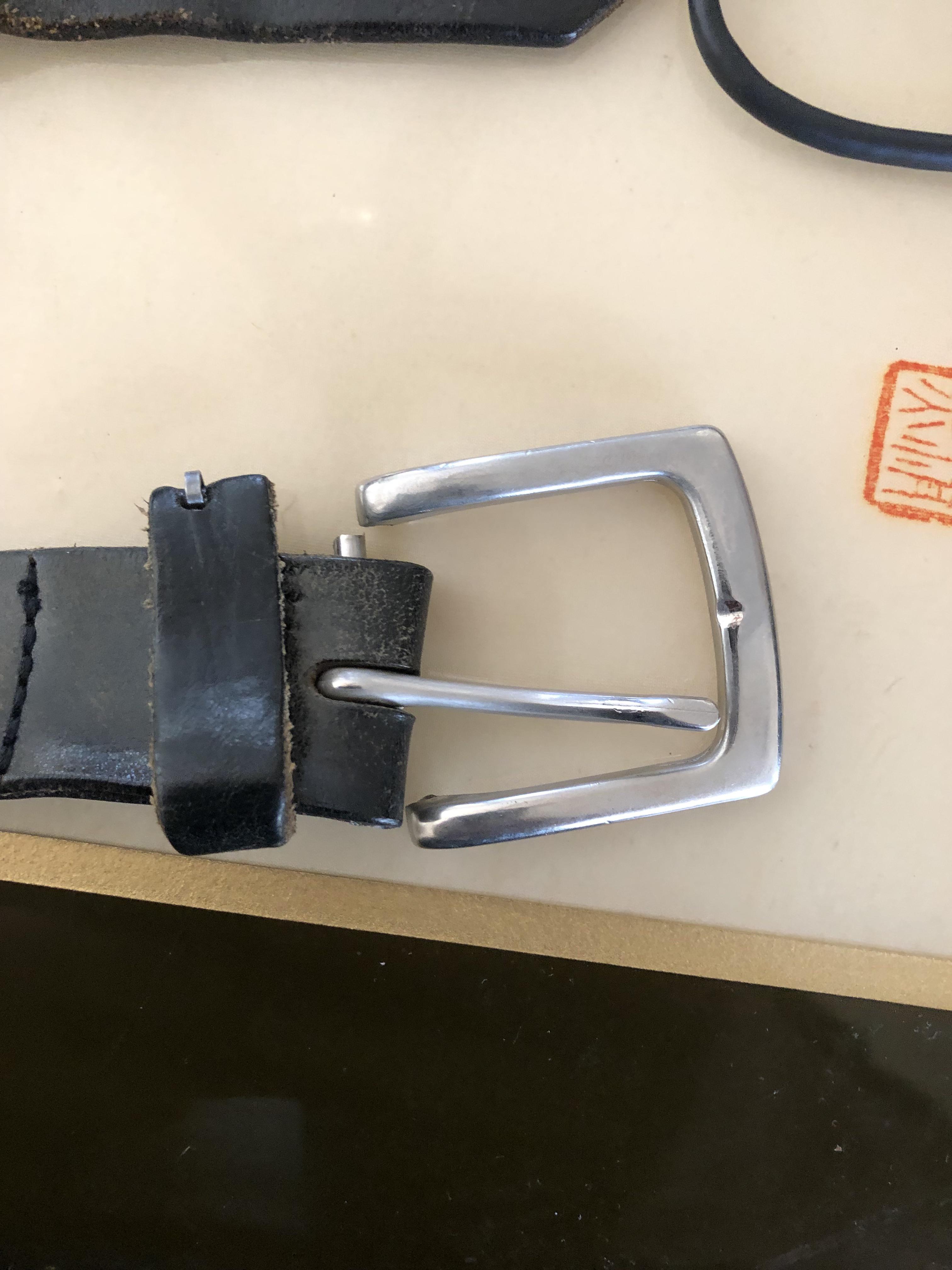 Belt broke in the most unexpected way possible : r/mildlyinfuriating