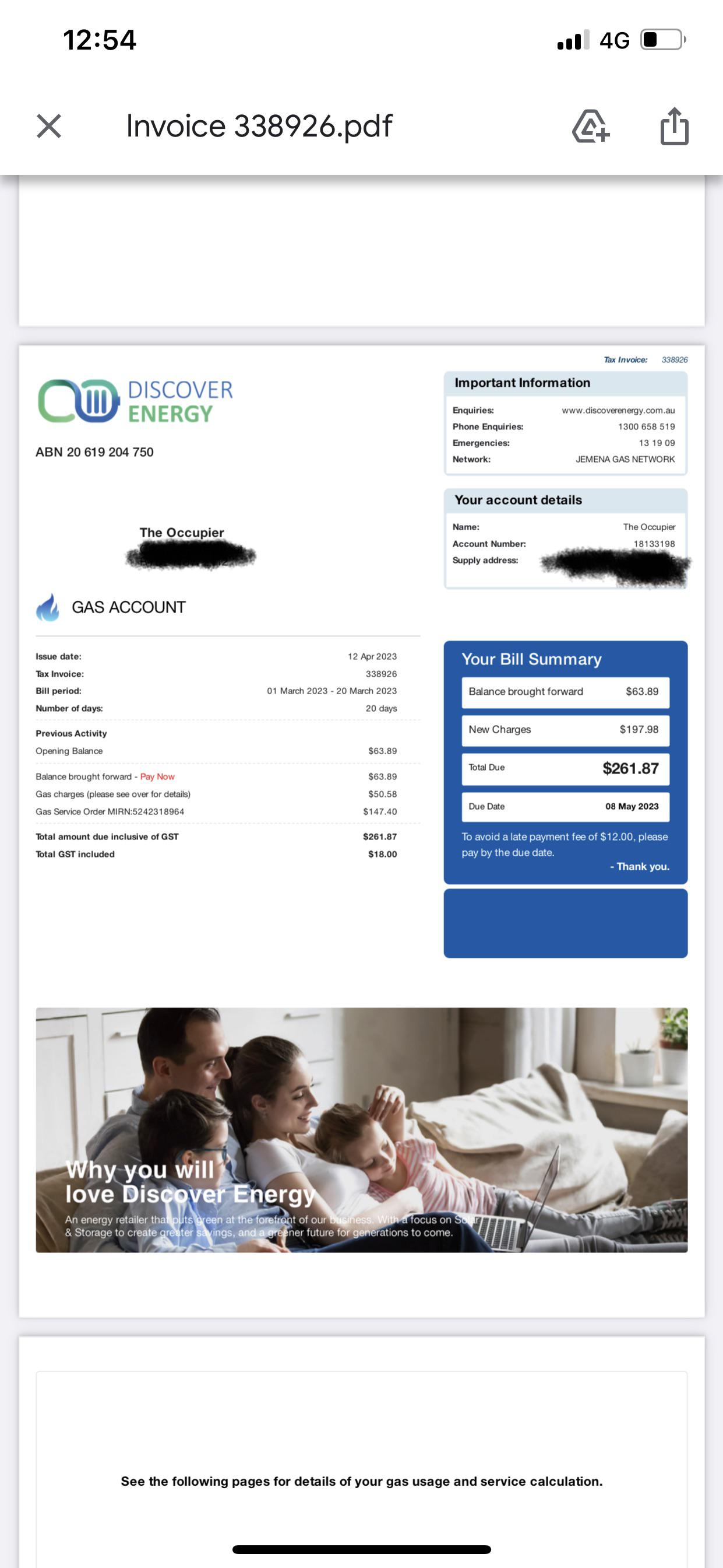 Think I’m being overcharged by Discover Energy r/australia