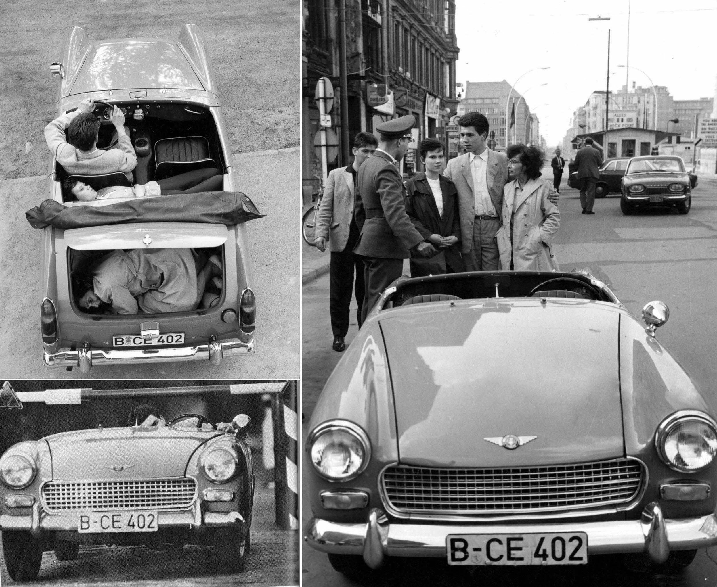 Heinz Meixner escapes with his fiancee and her mother, by speeding
