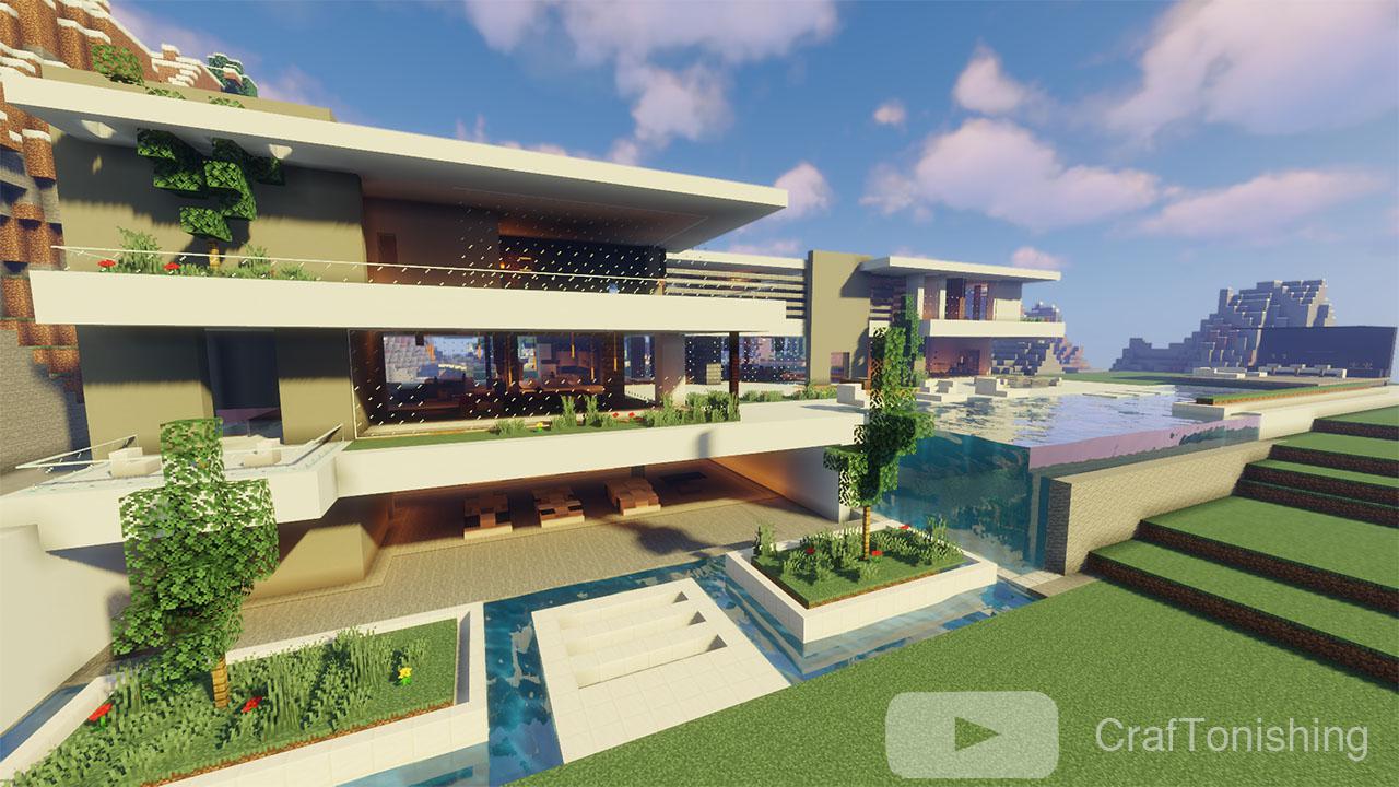 Minecraft Modern Mansion / Big Modern House r/Minecraftbuilds