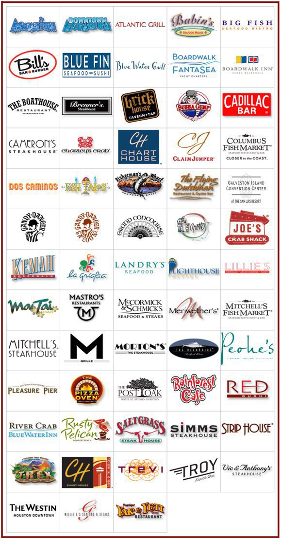 LANDRY's GC can be use any of these RESTAURANTS. 50 off. r/getgiftcards