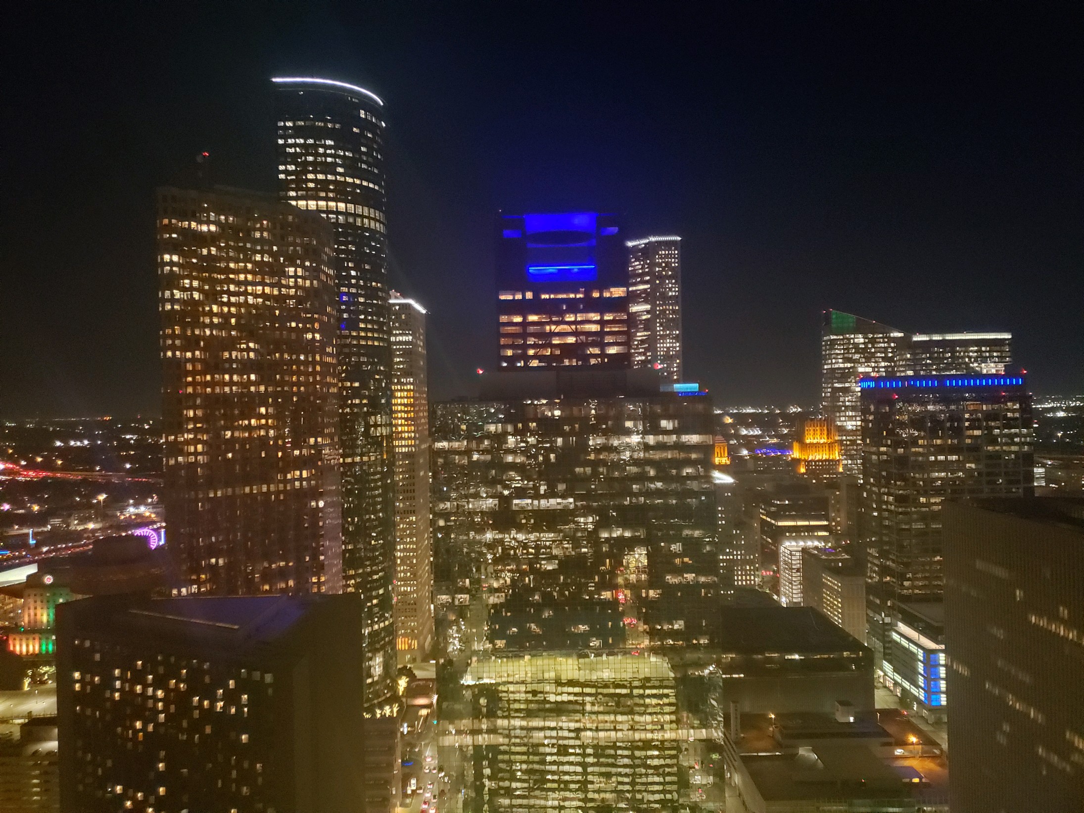 Houston at night r/houston