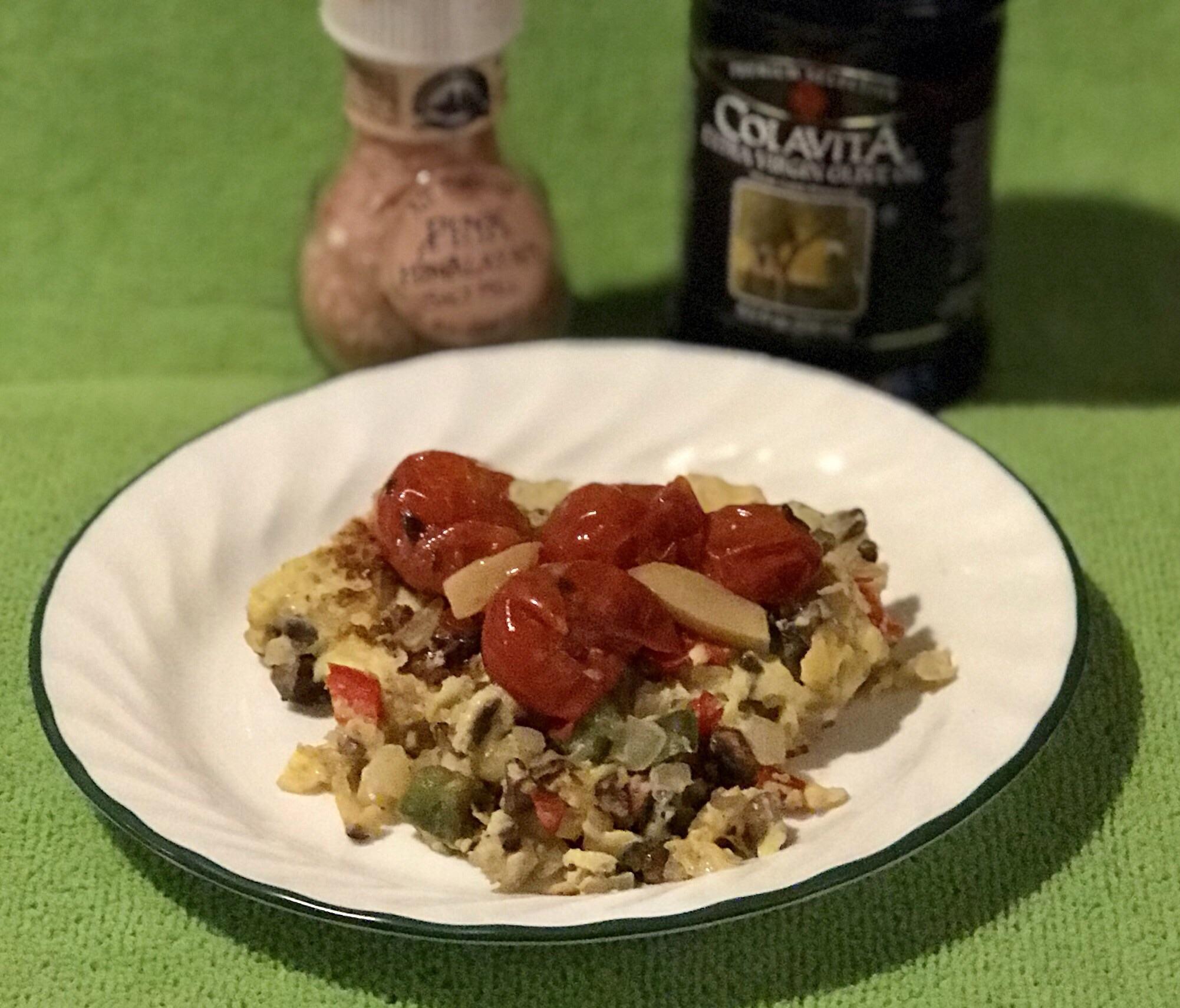 Week 4 Salt, Fat, Acid, Heat Cherry Tomato Confit (served over