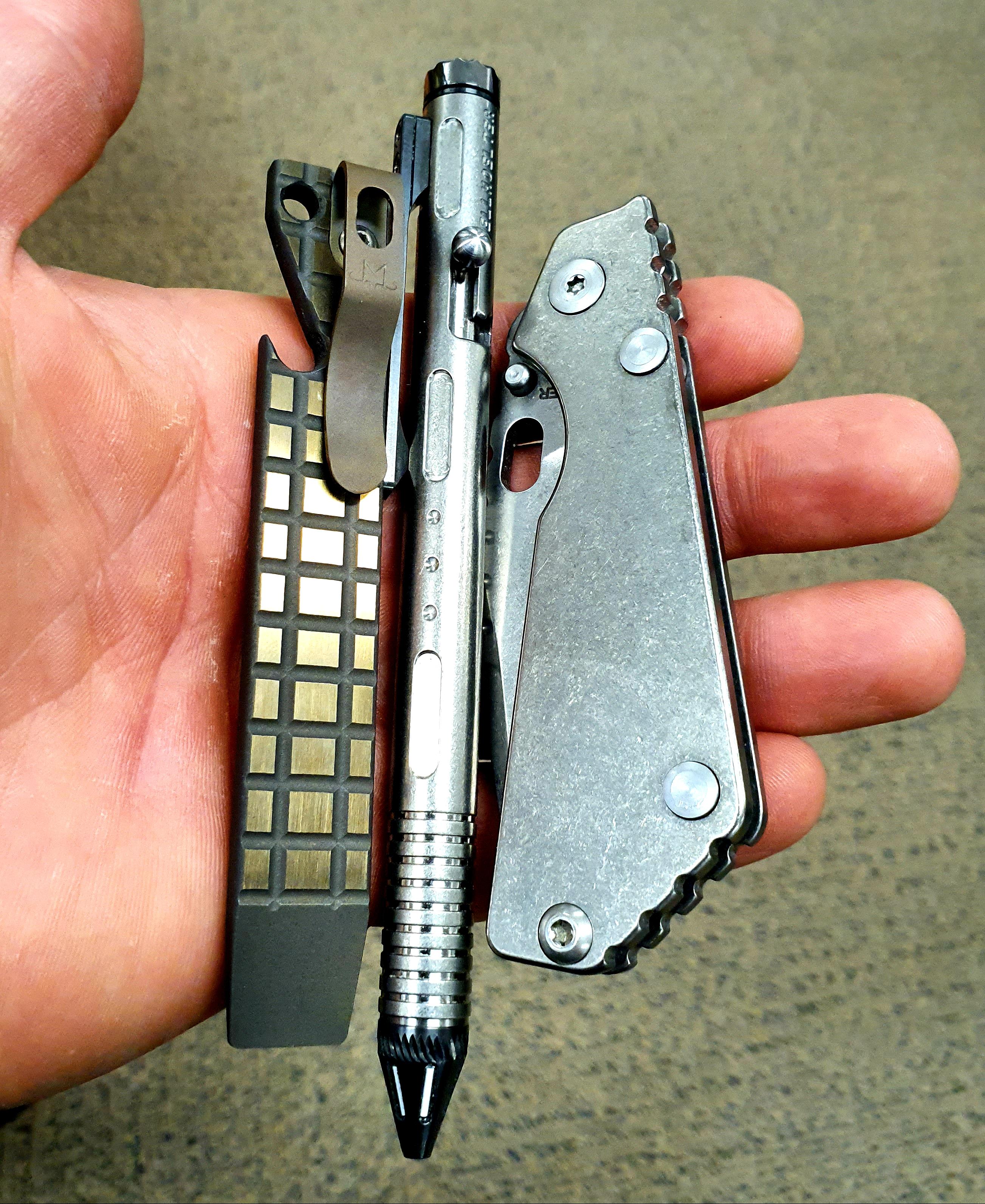 My Ti Tuesday EDC. All USA made goodies.