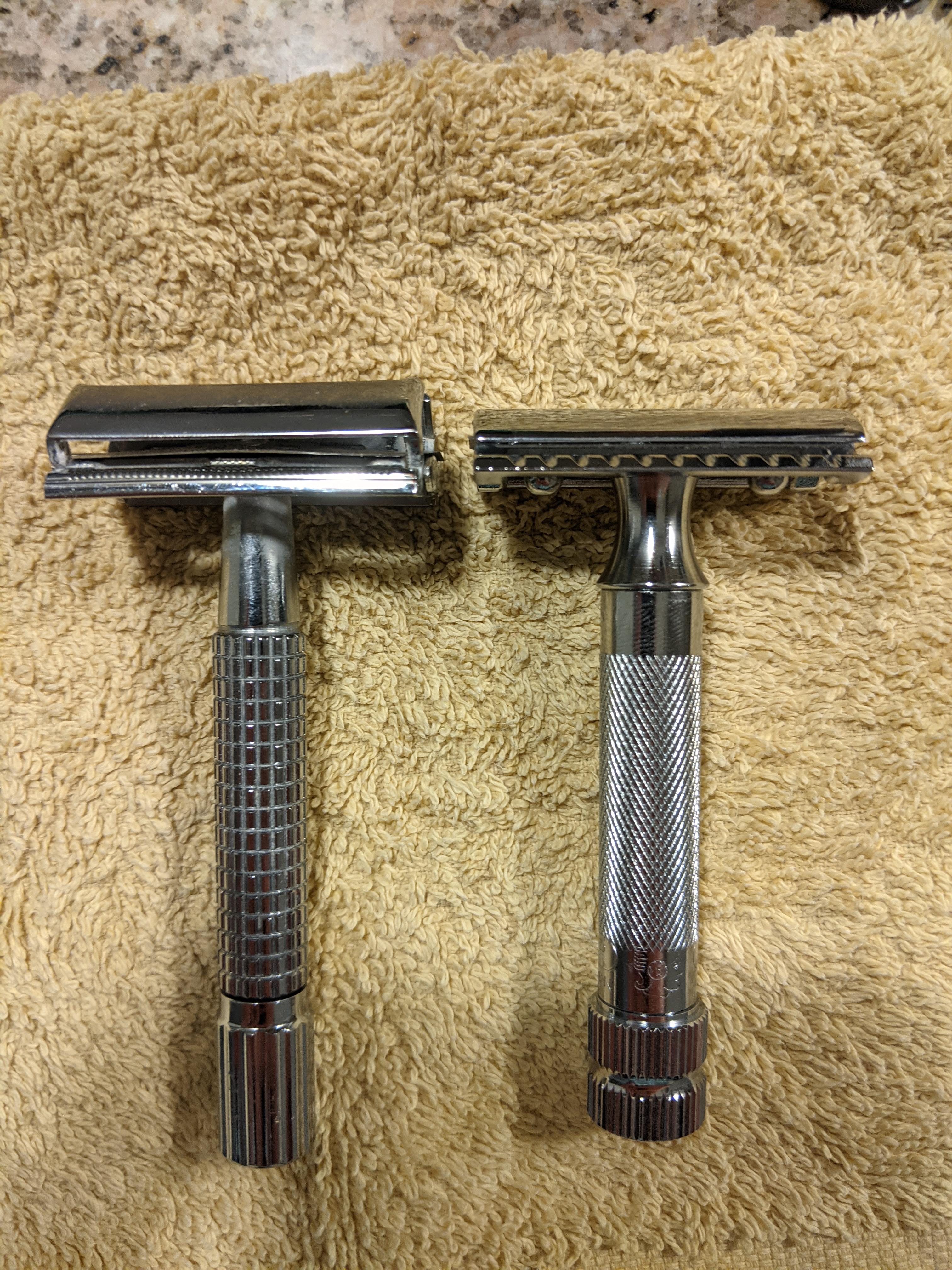 Van Der Hagen vs Merkur 34C blade gap comparison r/wicked_edge